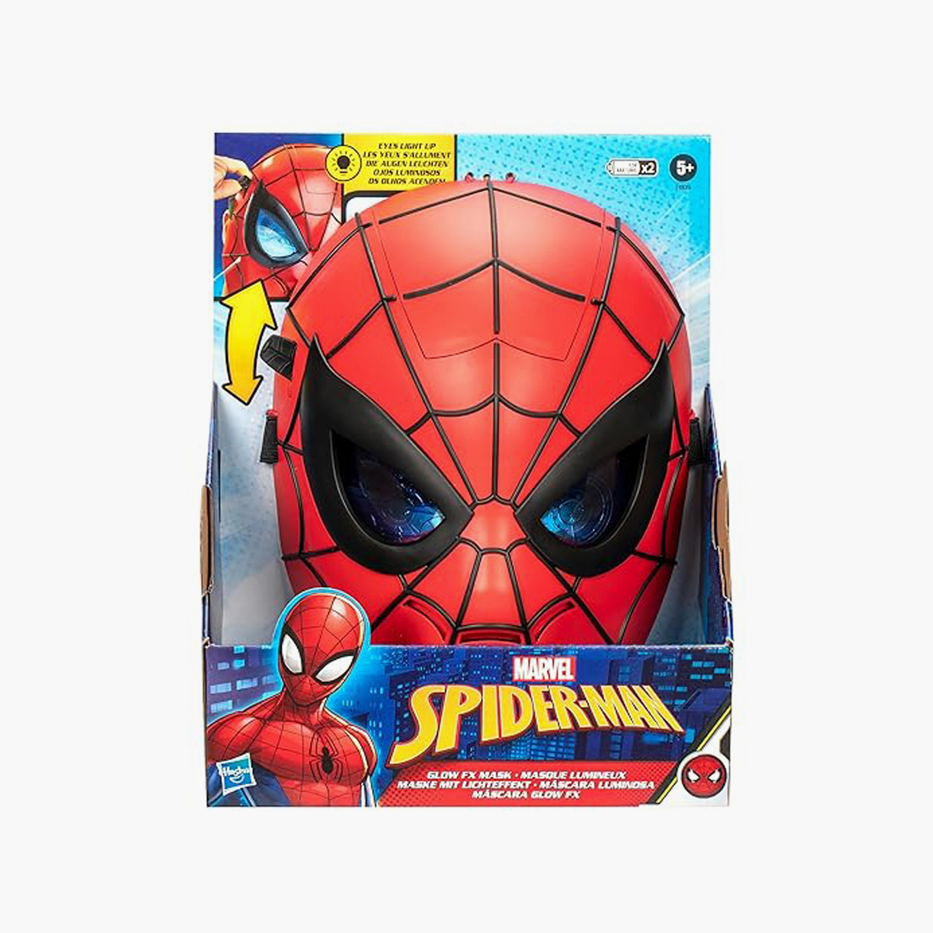 Marvel Spider-Man Glow FX Mask-boys-clothing-costumes-image-2