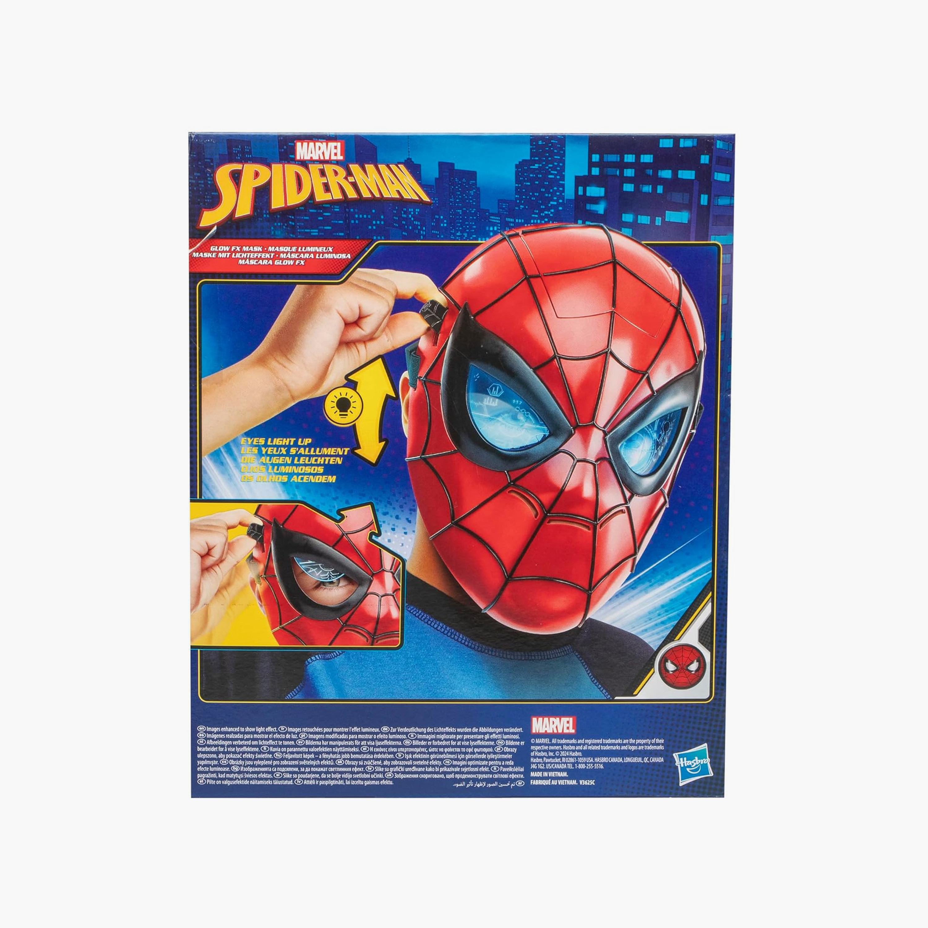 Marvel Spider-Man Glow FX Mask-boys-clothing-costumes-image-6
