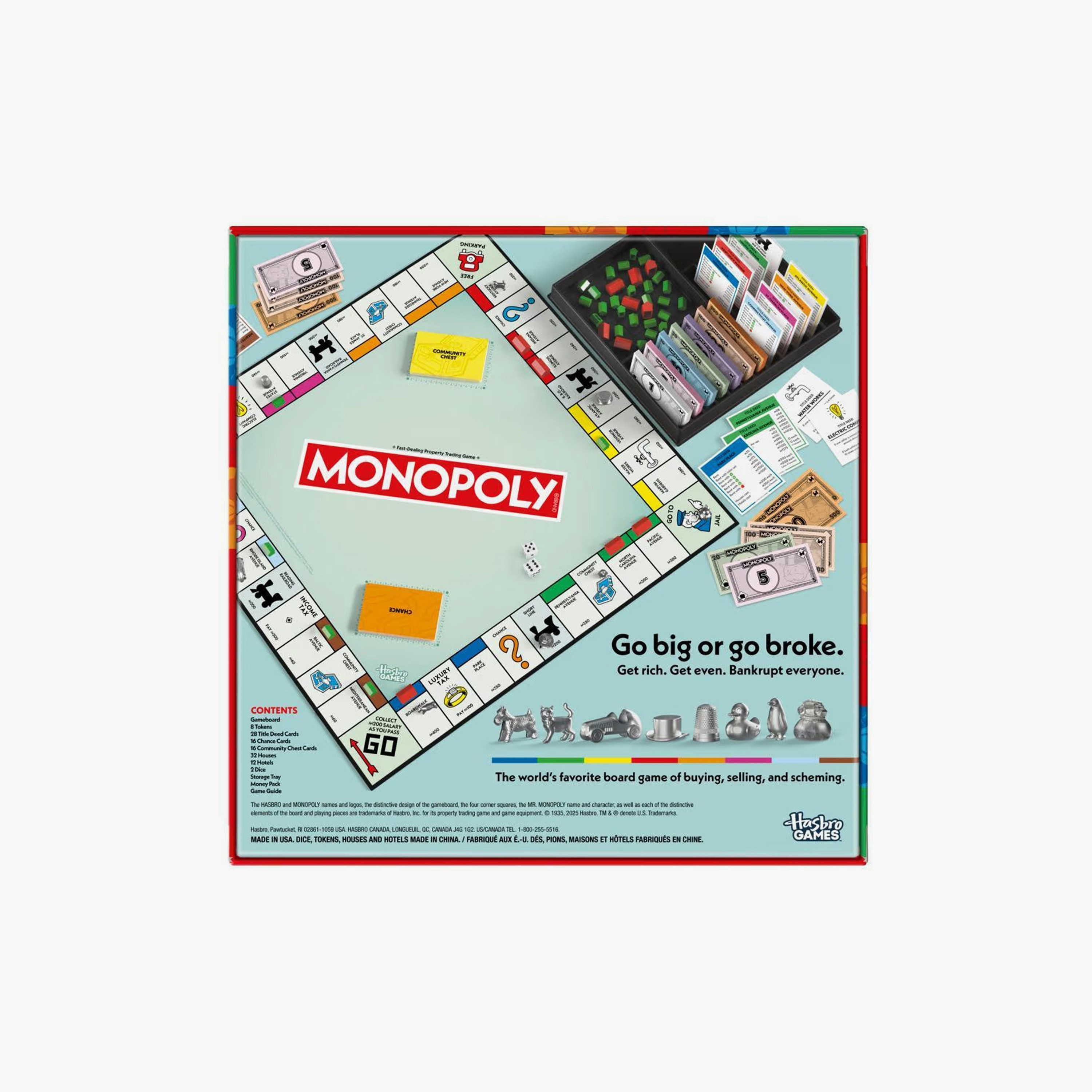 Monopoly Board Game, Classic Game with Storage Tray-toys-indoortoys-boardgames-image-3