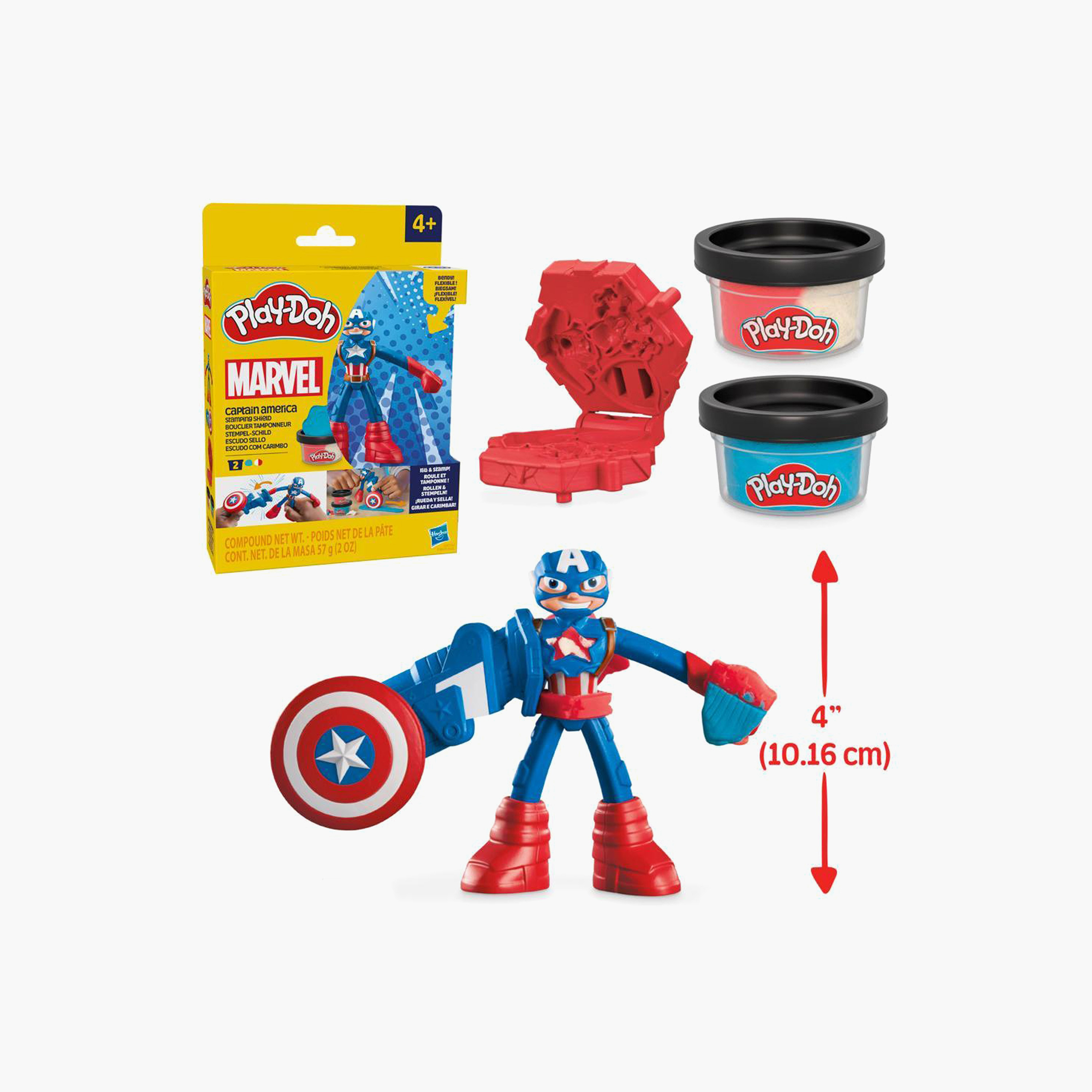 Play-Doh Captain America Figurine Playset-toys-educational-doughtoys-image-5