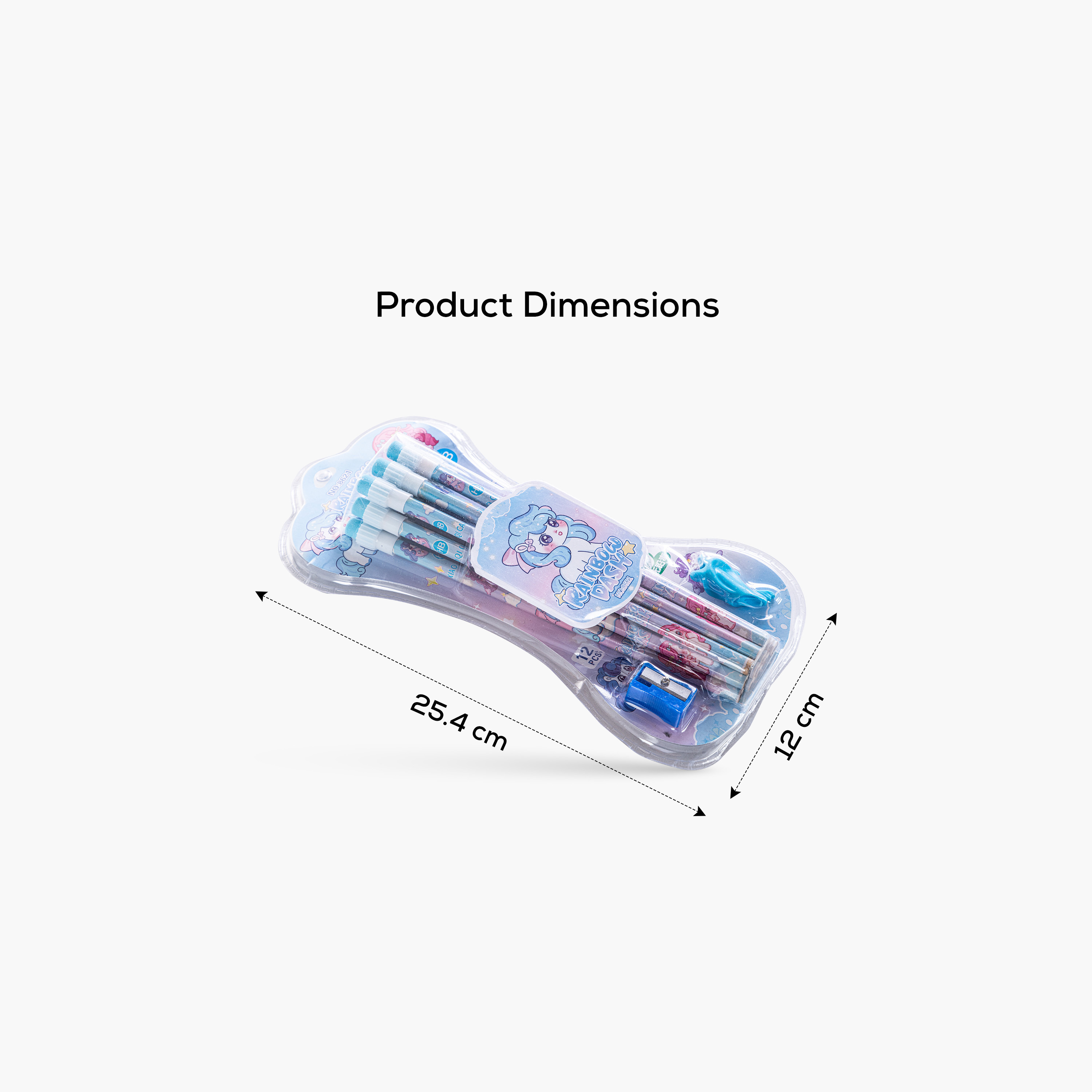 أقلام رصاص HB من إيزي كيدز، 12 قطعة مع ممحاة-school-stationery-pensandpencils-image-9