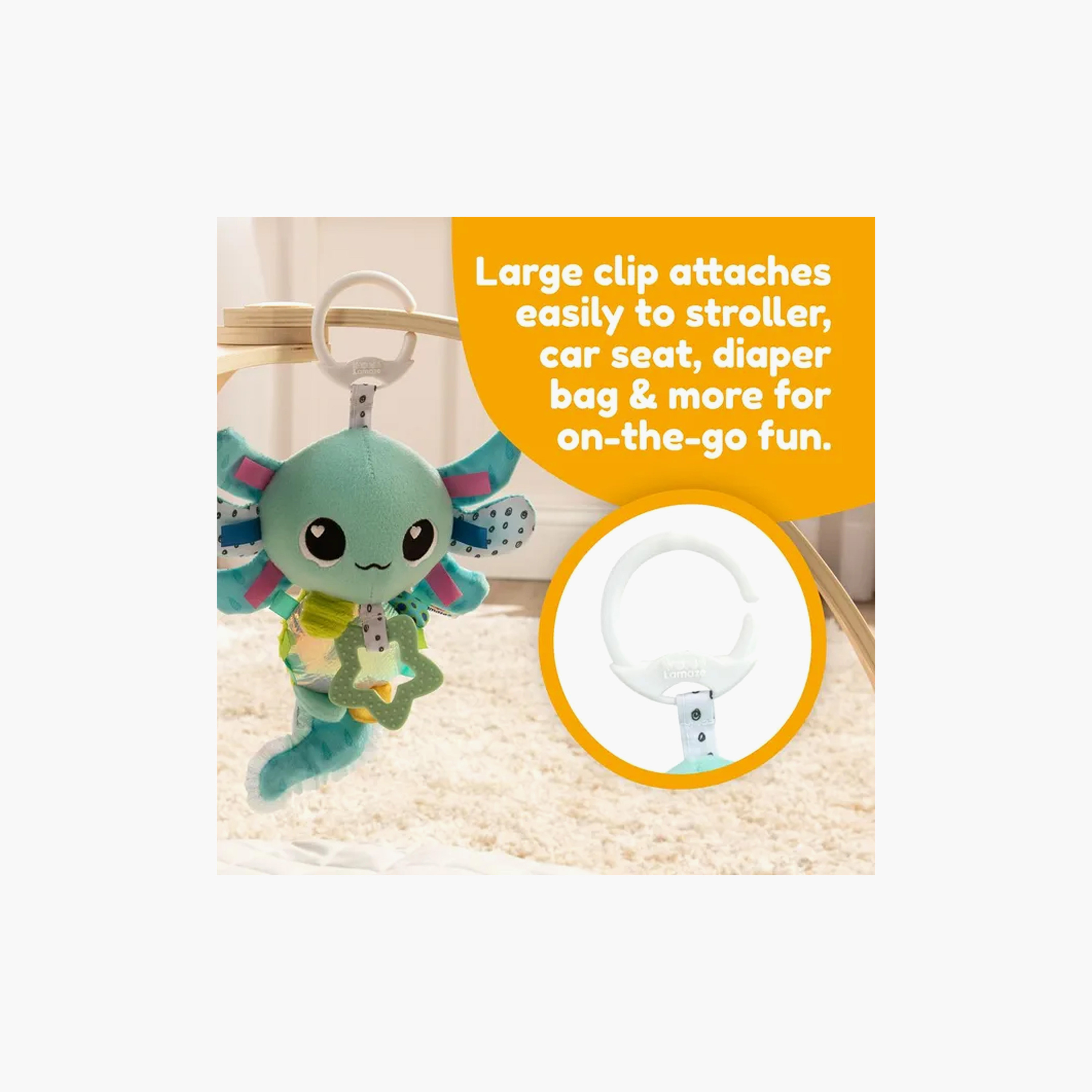 Lamaze Axolotl Sensory Toy-toys-babyandtoddlertoys-strollertoys-image-3