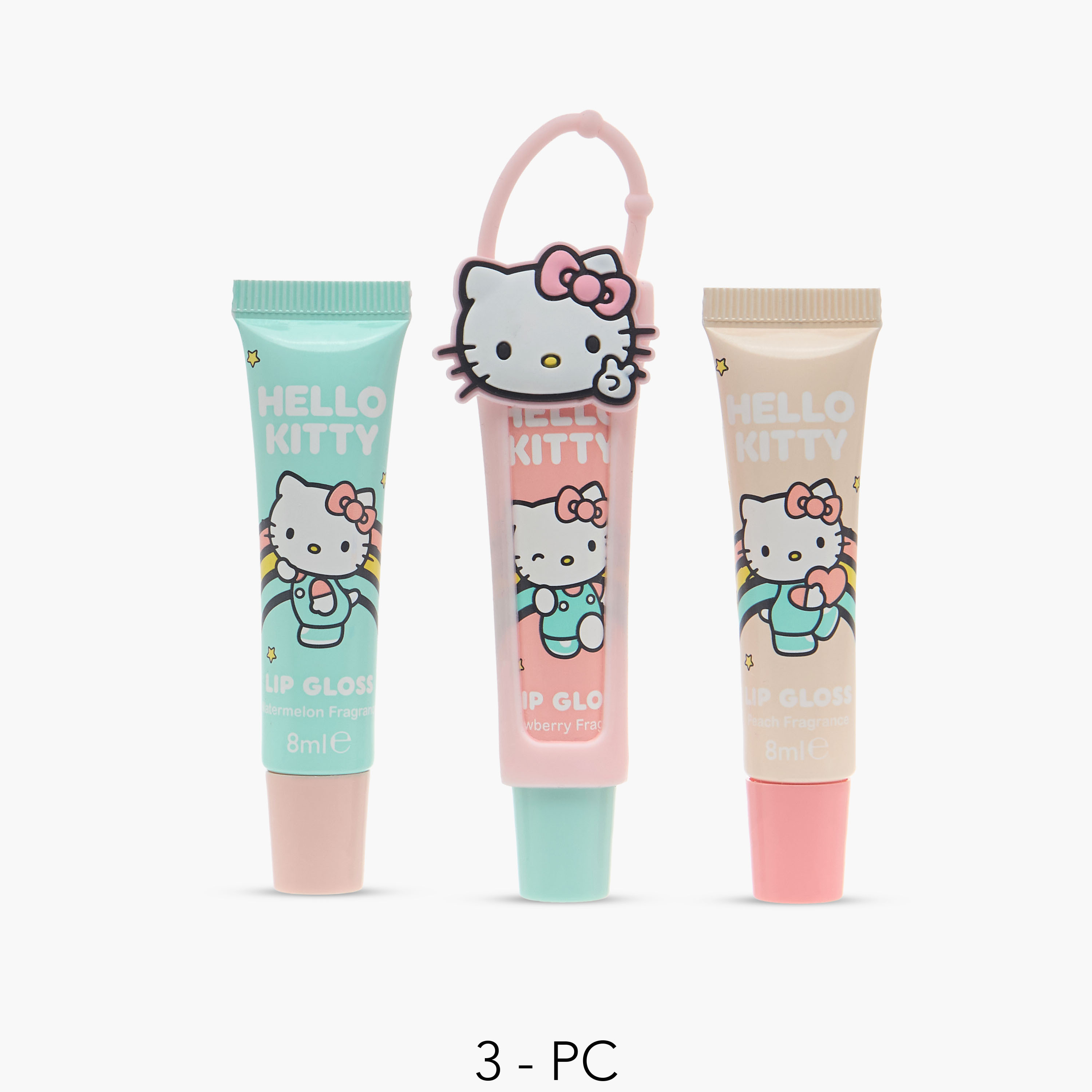 Hello Kitty 3-Piece Lip Gloss Set-toys-roleplay-makeupandcosmeticsets-image-1