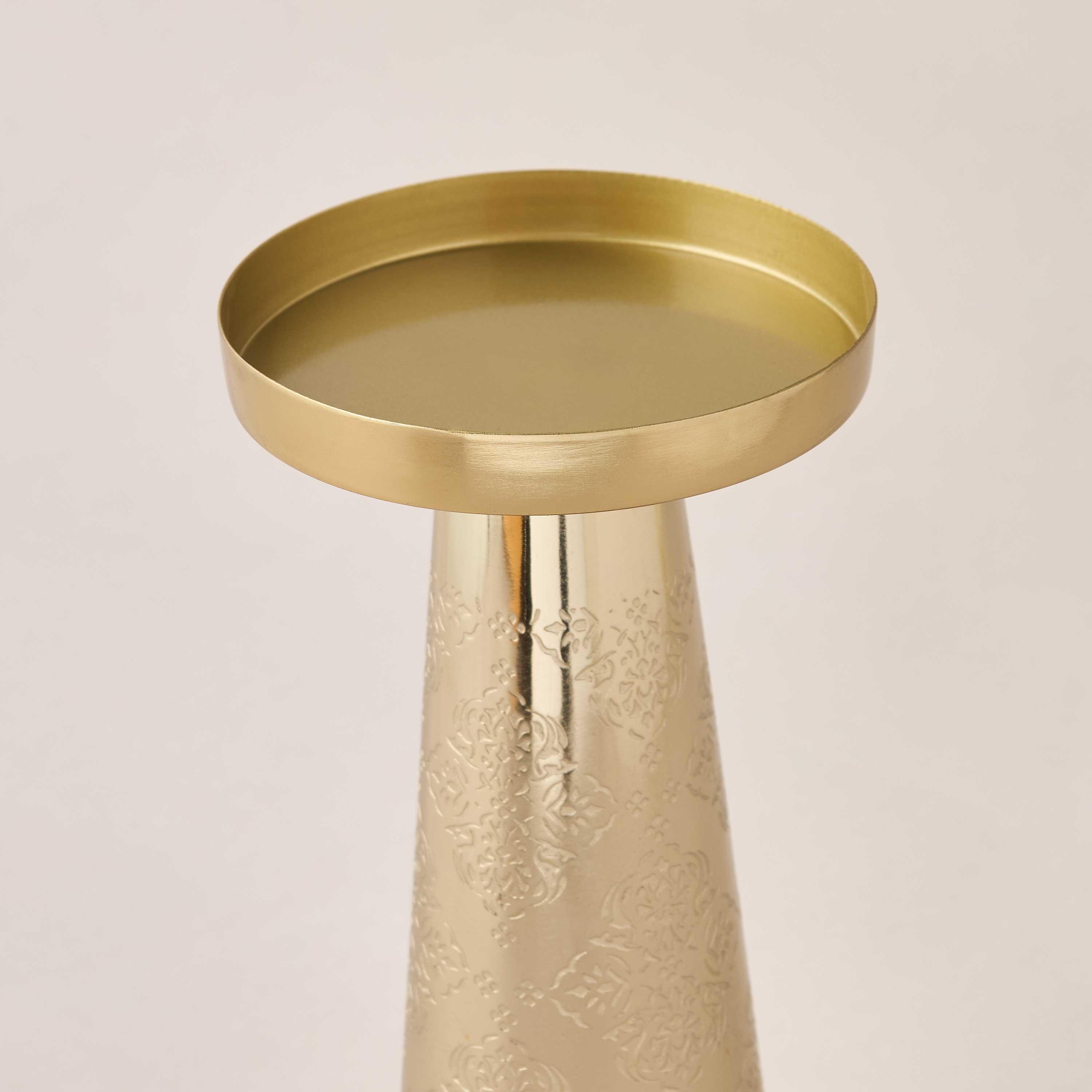 Arabic Design Pillar Candleholder - 21 cm-household-decor-candleholdersandlanterns-image-4