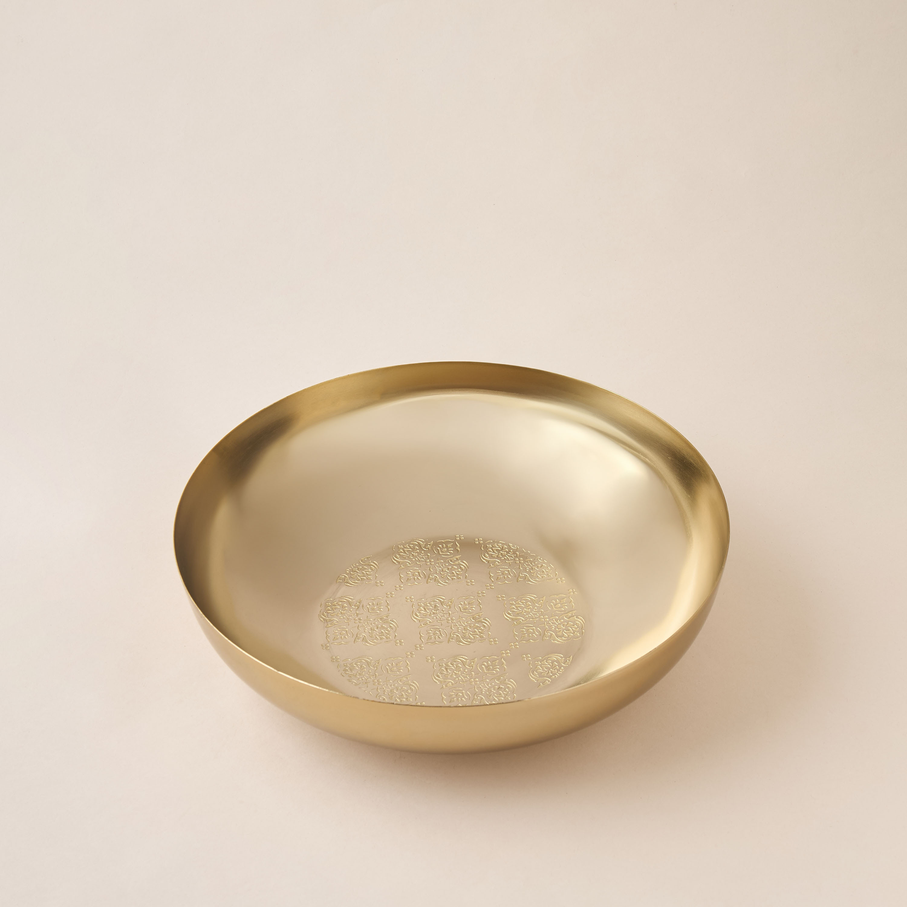Embossed Metal Bowl-household-decor-vasesandbowls-image-3