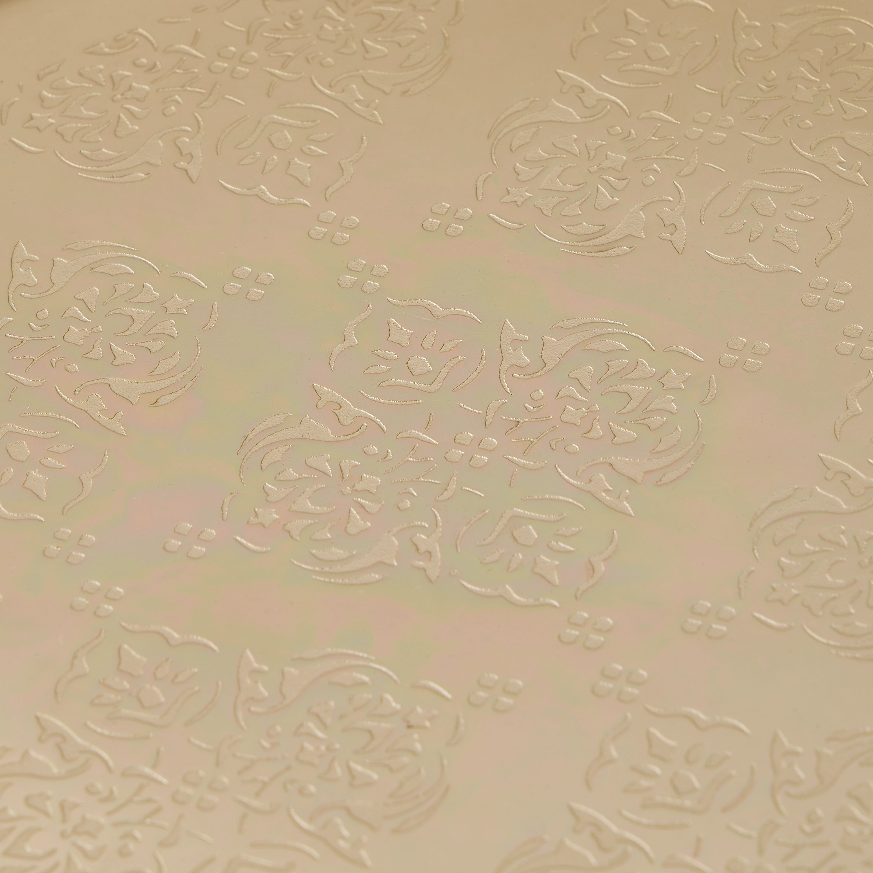 Floral Etched Decorative Tray - 25 cms-household-decor-boxesandtrays-image-4