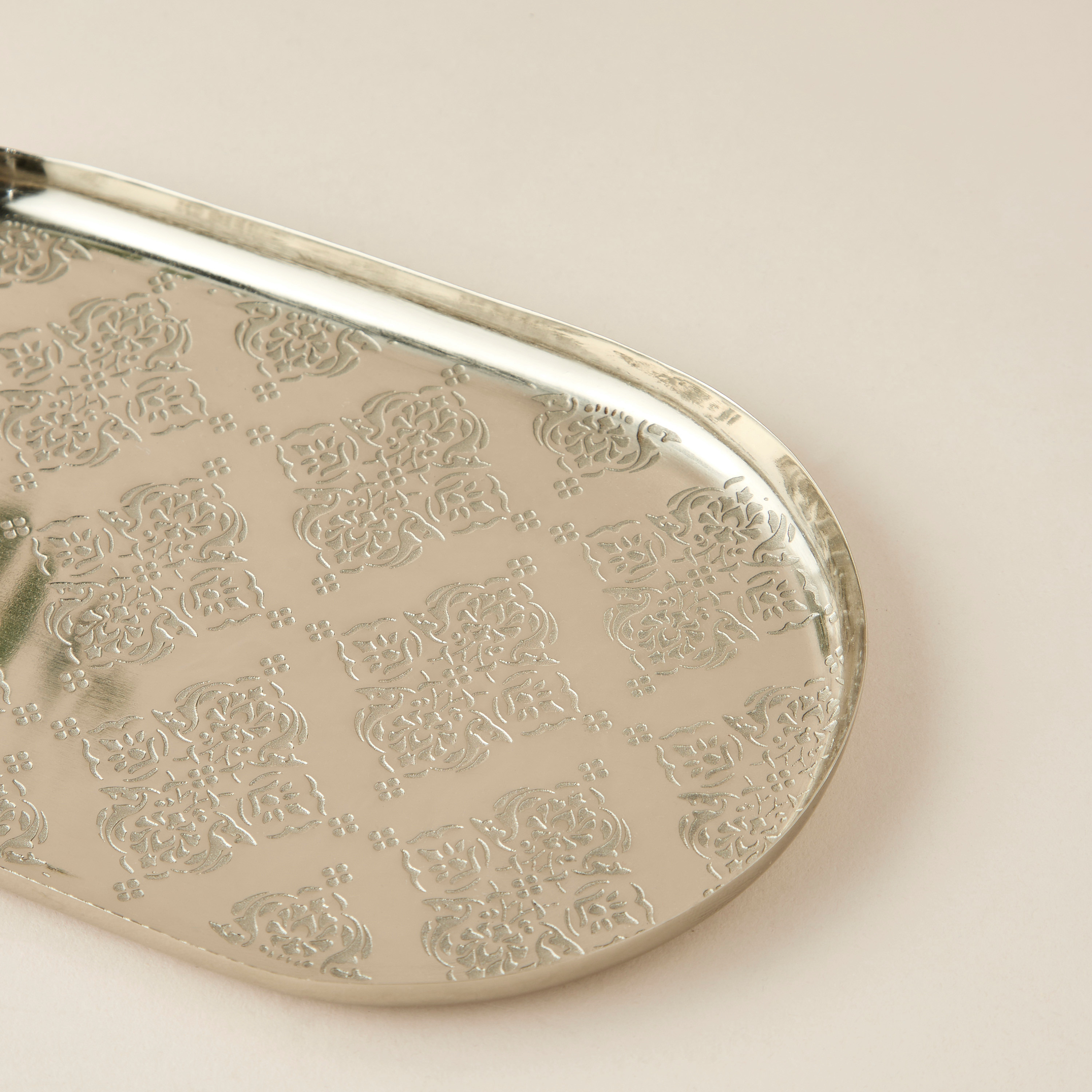 Embossed Metal Serving Tray - 25x16x2 cms-household-dining-serveware-servingtrays-image-3