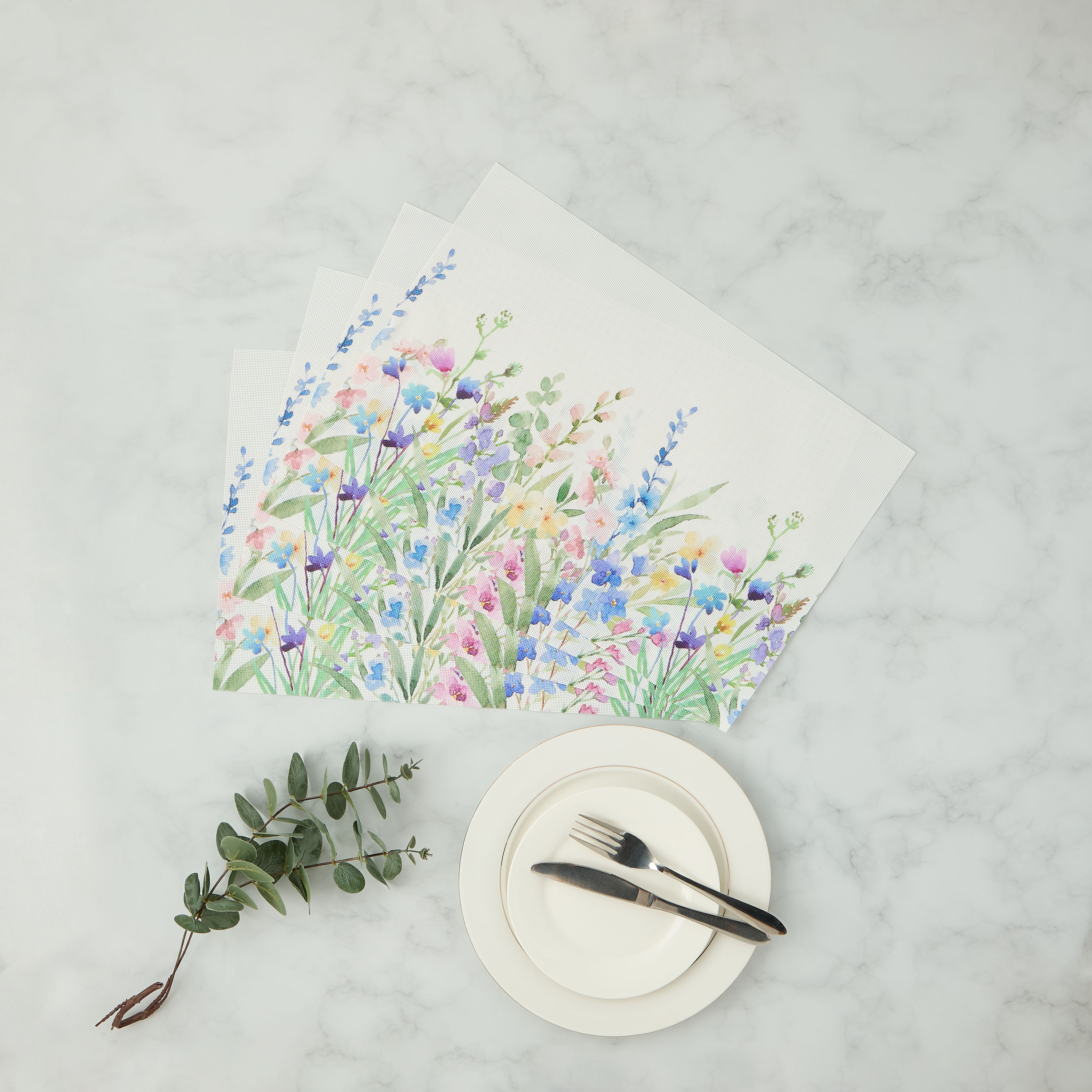 Meadows 4-Piece Placemat Set - 30x45 cm-household-dining-tablelinen-placemats-image-1