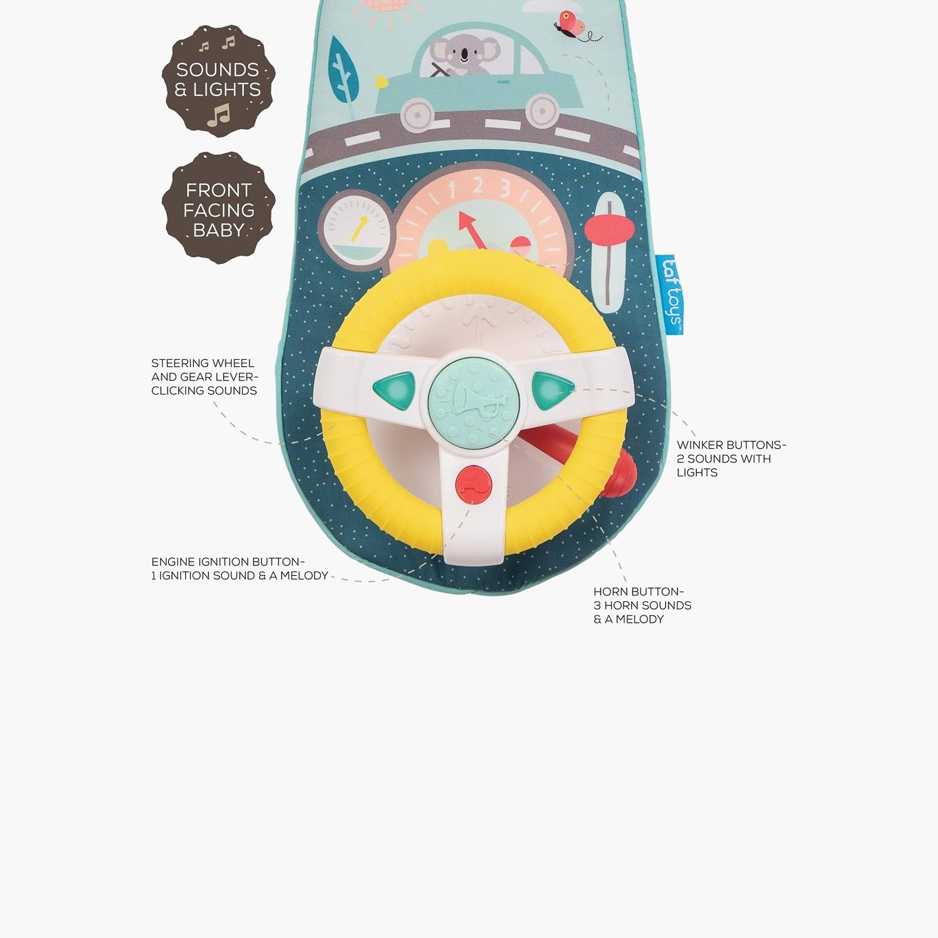 Taf Toys Koala Car Wheel Toy-toys-babyandtoddlertoys-strollertoys-image-3