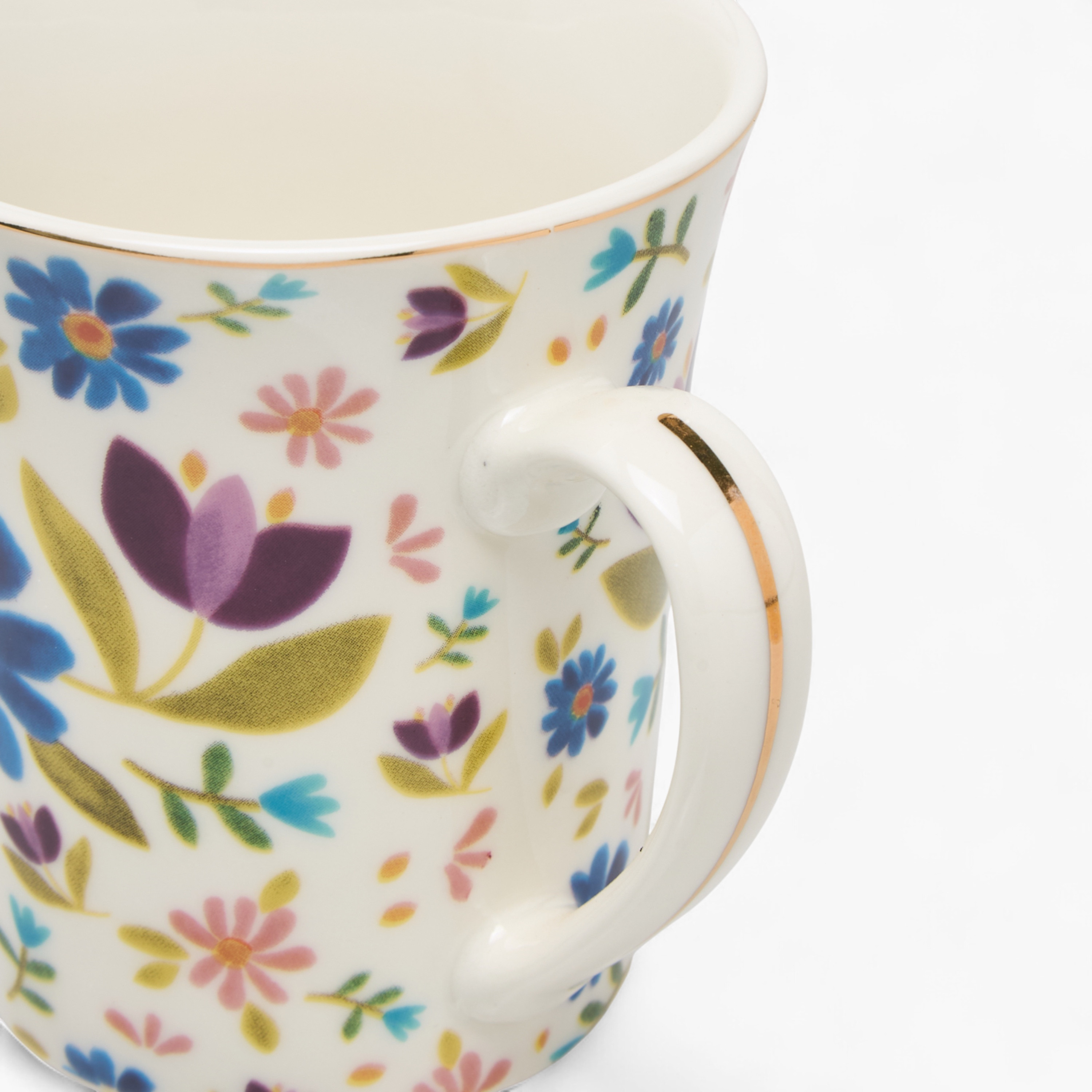 Sylvara New Bone China Mug with Handle - 300 ml-household-dining-teaandcoffee-mugsandcups-image-3