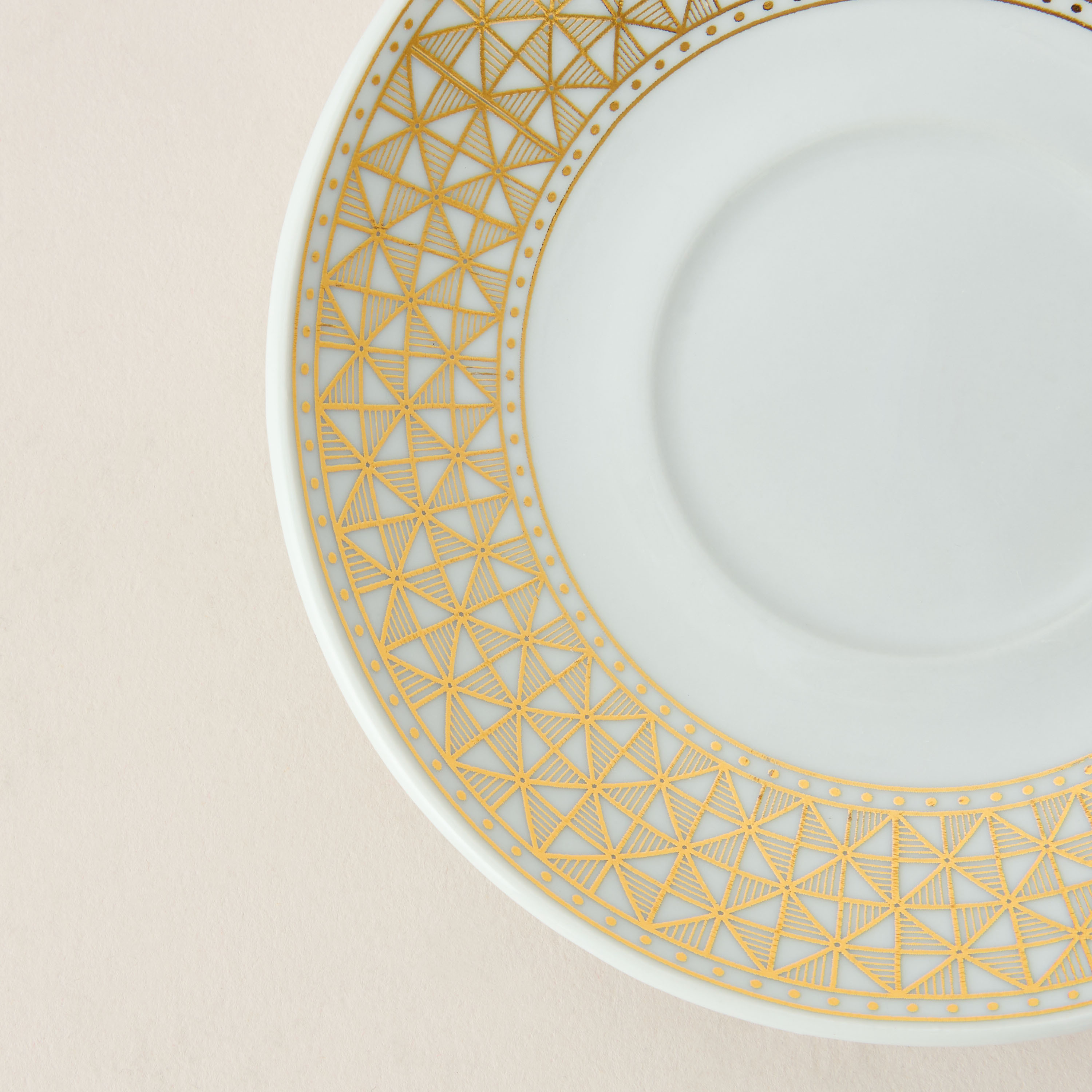 Linear Luxe Geometric Print 13-Piece Porcelain Cup and Saucer Set with Teapot-household-dining-teaandcoffee-teaandcoffeesets-image-9
