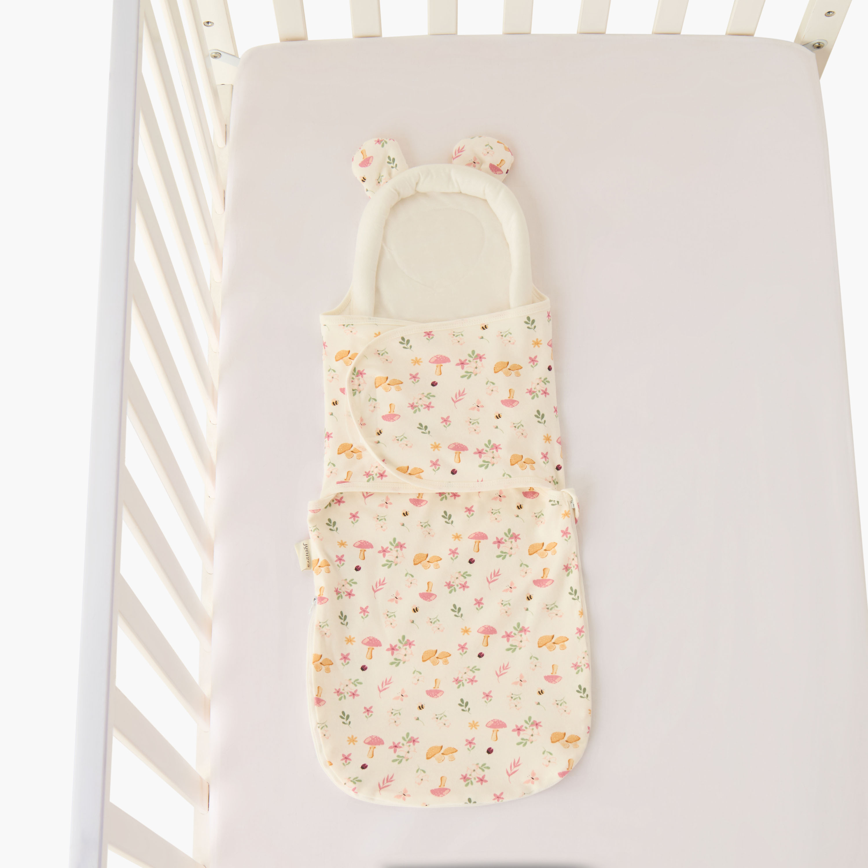 Juniors Sleeping Bag with Mushroom Print, 0 Months+-baby-nursery-blanketsandswaddles-swaddlesandsleepingbags-image-1
