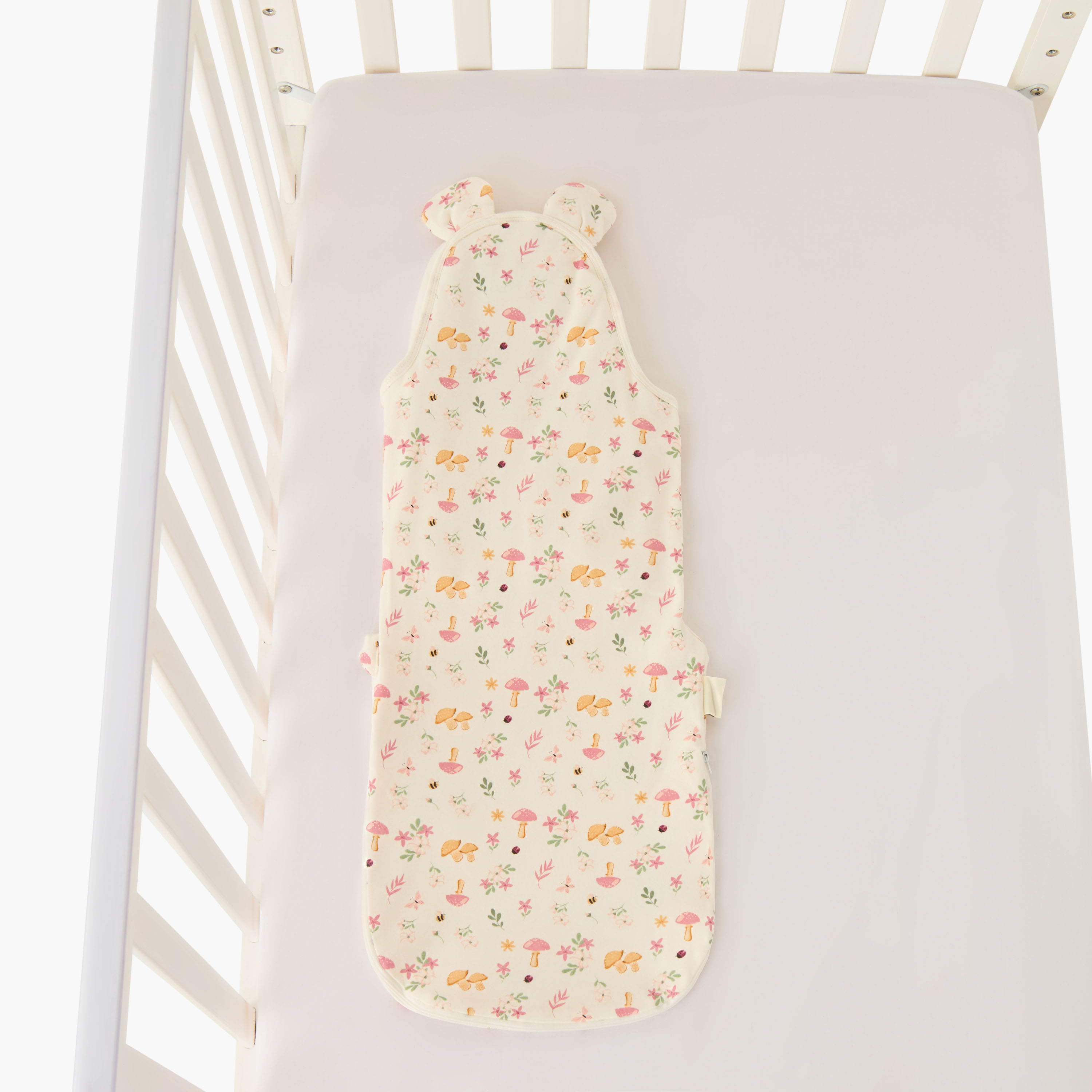 Juniors Sleeping Bag with Mushroom Print, 0 Months+-baby-nursery-blanketsandswaddles-swaddlesandsleepingbags-image-2