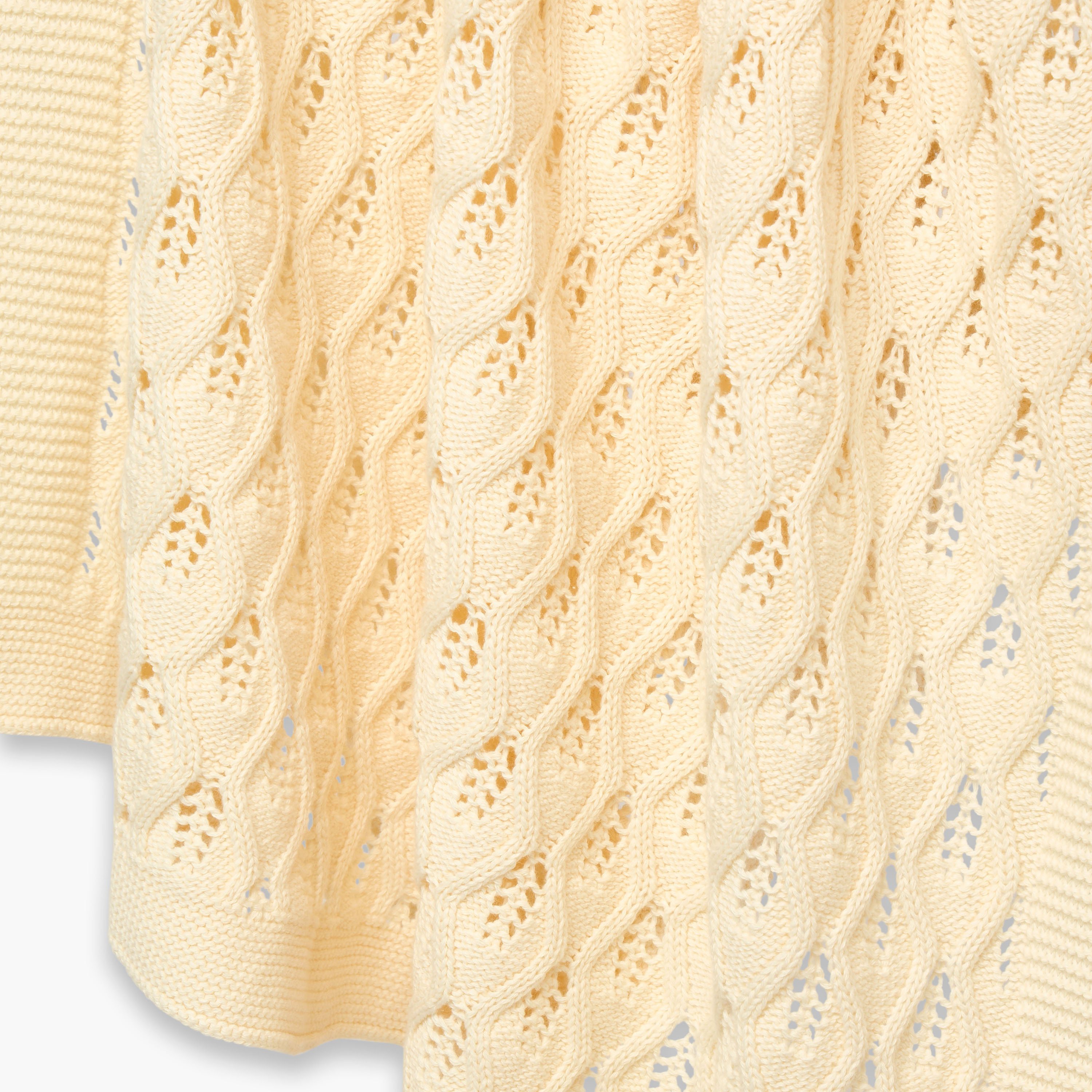 Giggles Receiving Blanket with Knitted Texture, 100x80 cm-baby-nursery-blanketsandswaddles-receivingblankets-image-4