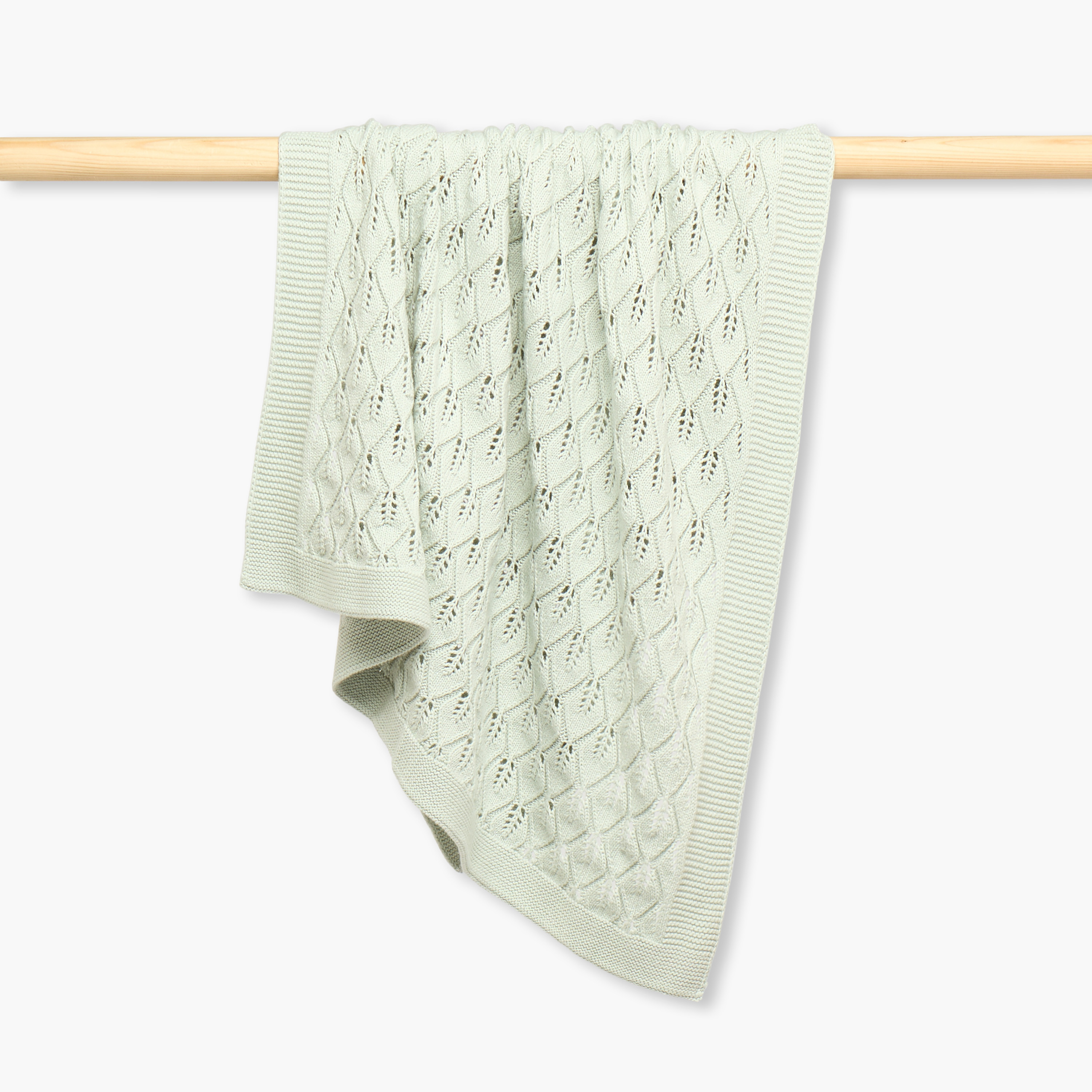 Giggles Receiving Blanket with Knitted Texture, 100x80 cm-baby-nursery-blanketsandswaddles-receivingblankets-image-1