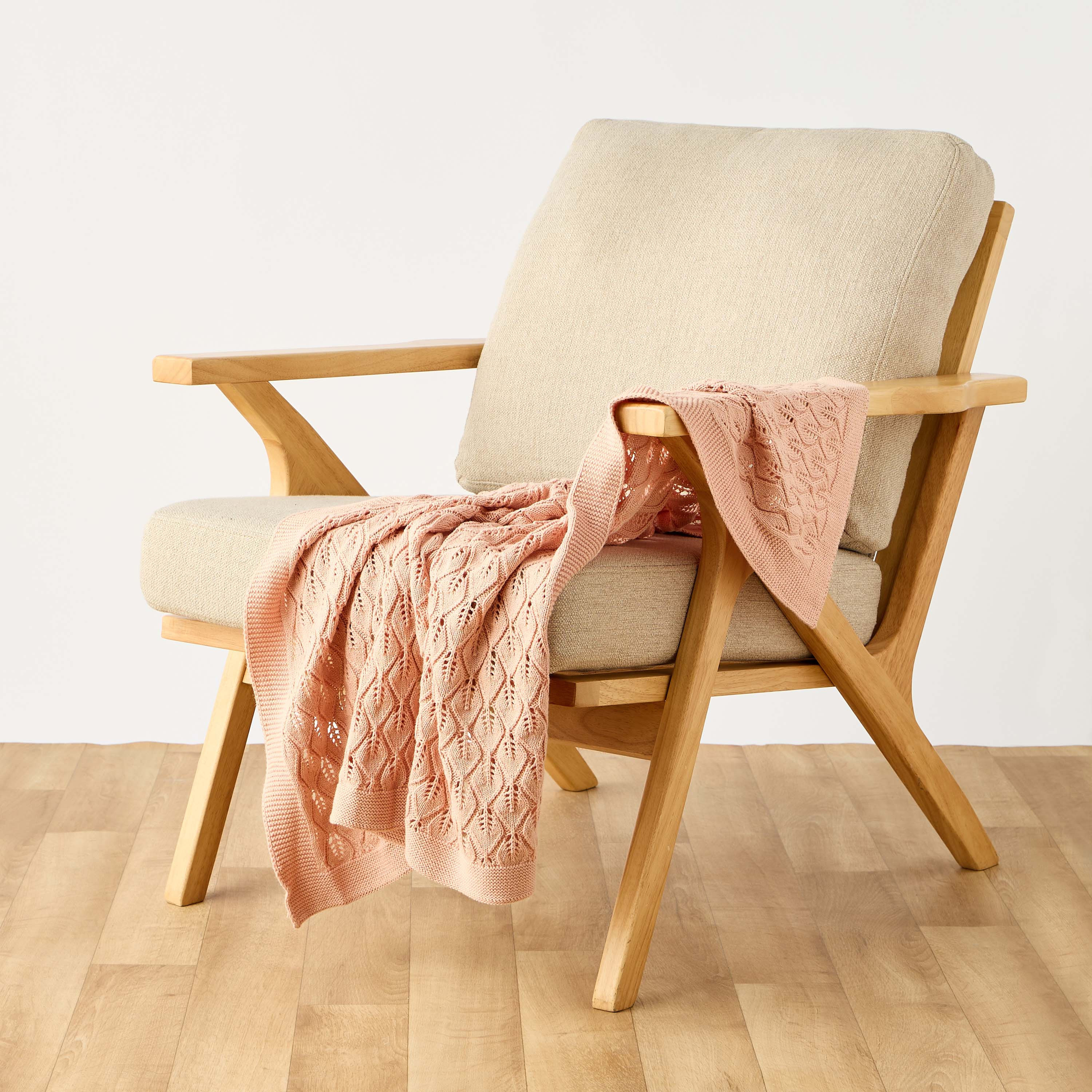 Giggles Receiving Blanket with Knitted Texture, 100x80 cm-baby-nursery-blanketsandswaddles-receivingblankets-image-2
