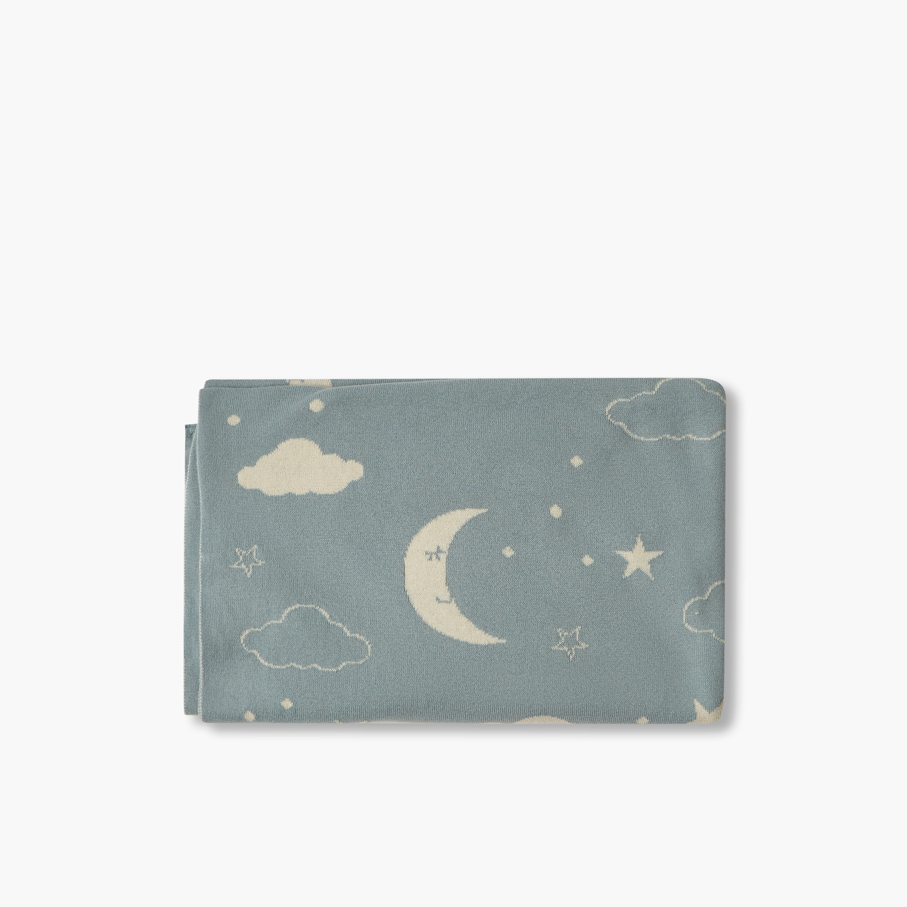 Juniors Receiving Blanket with Celestial Print, 80x100 cm-baby-nursery-blanketsandswaddles-receivingblankets-image-3
