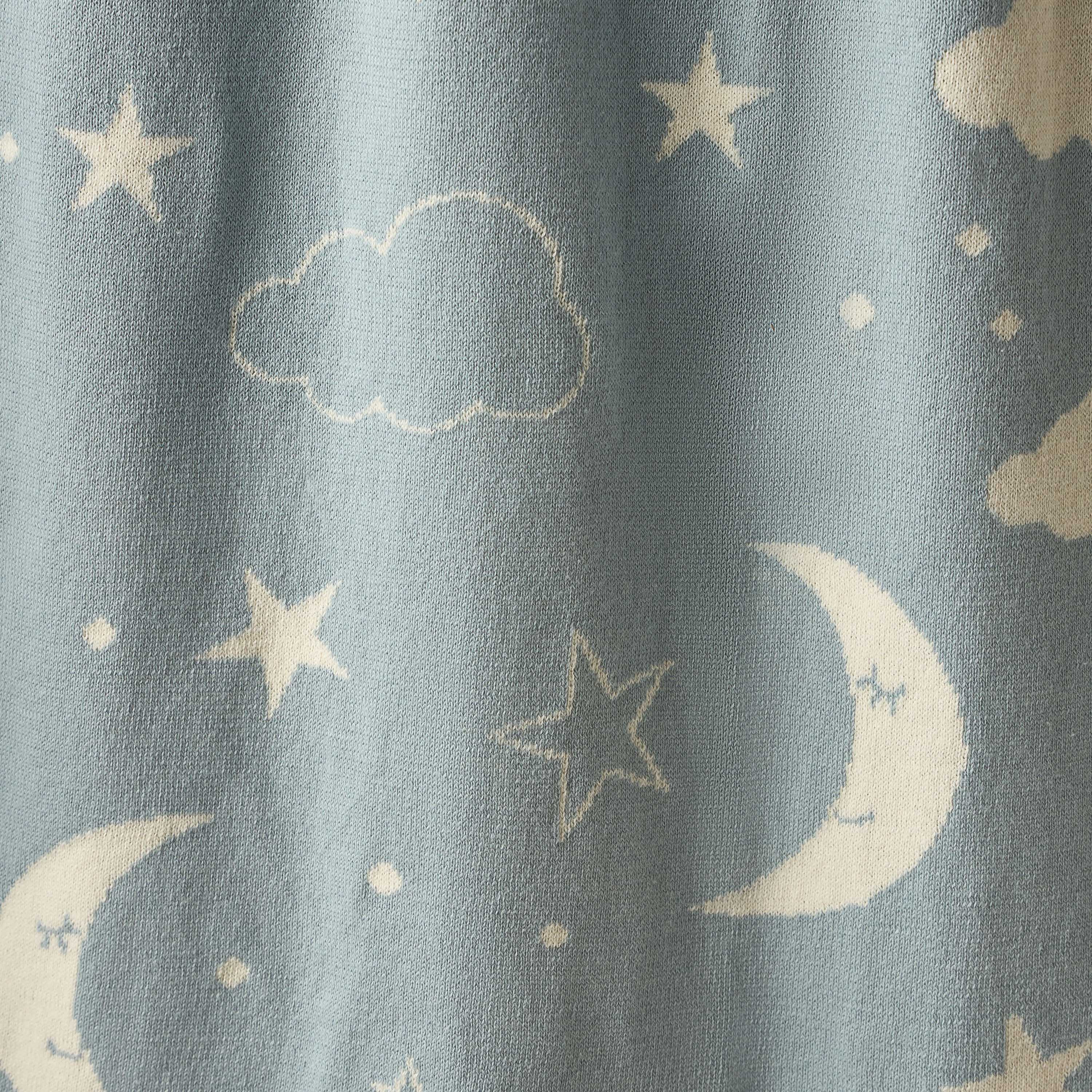 Juniors Receiving Blanket with Celestial Print, 80x100 cm-baby-nursery-blanketsandswaddles-receivingblankets-image-4