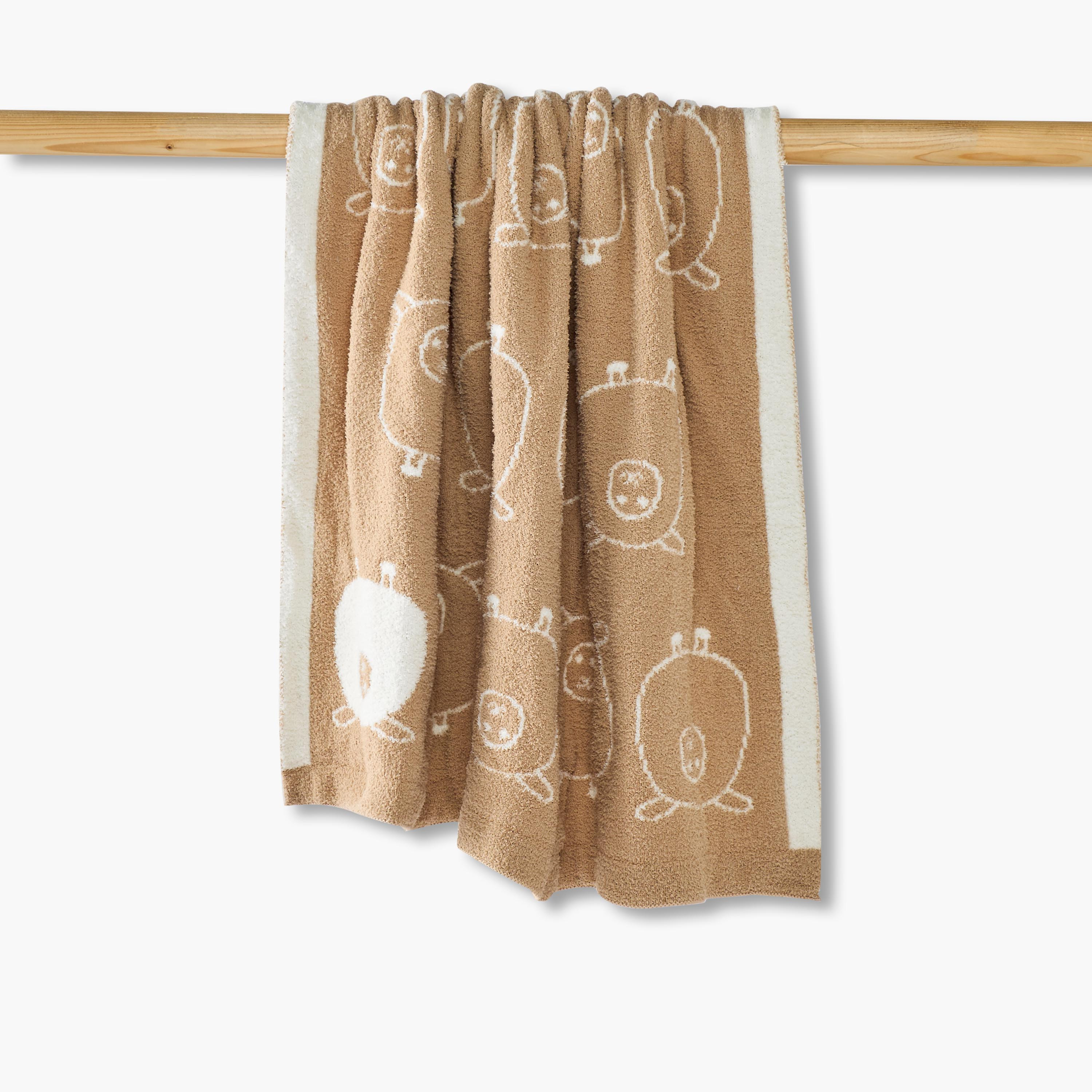 Juniors Blanket with Bear Print, 80x100 cm-baby-nursery-blanketsandswaddles-blanketsandquilts-image-1