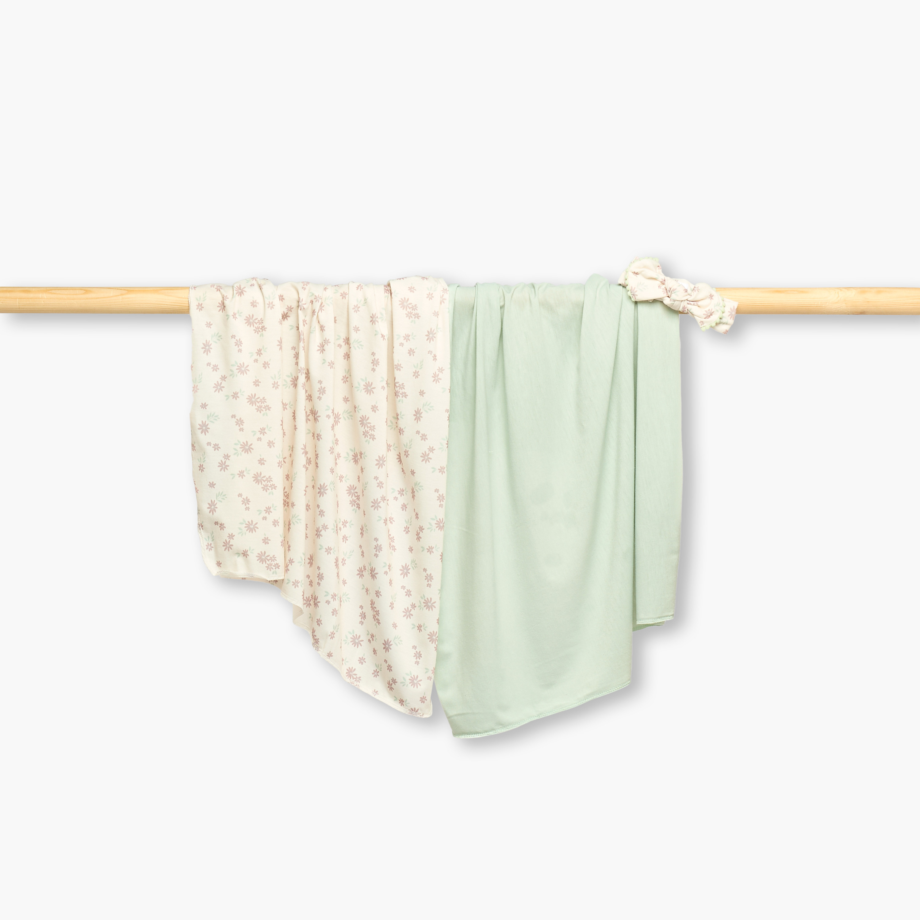 Set of 3 Juniors Baby Swaddle with Headband, 30x30 cm-baby-nursery-blanketsandswaddles-swaddlesandsleepingbags-image-1