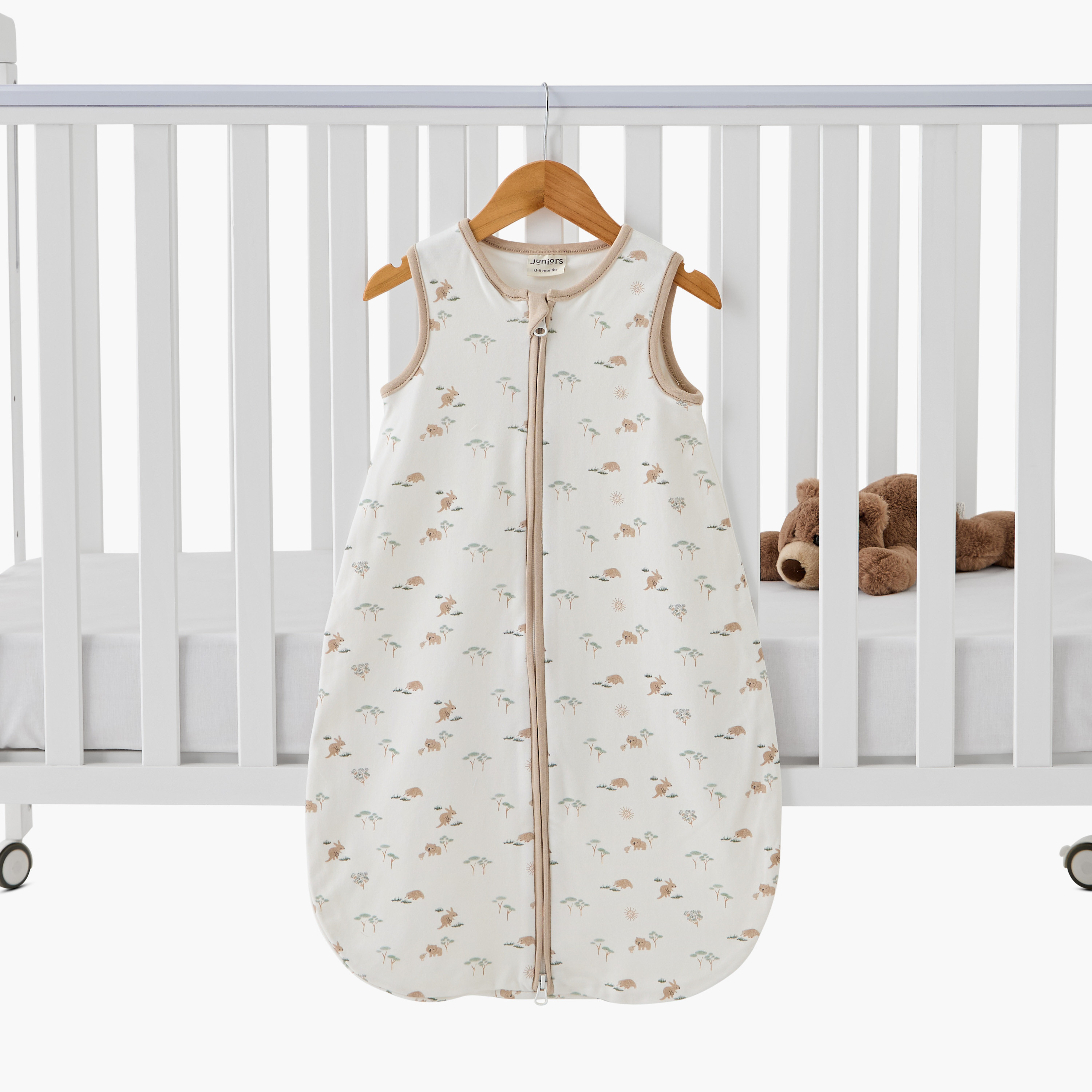 Juniors Sleeping Bag with Zip Closure, 0 months +-baby-nursery-blanketsandswaddles-swaddlesandsleepingbags-image-2
