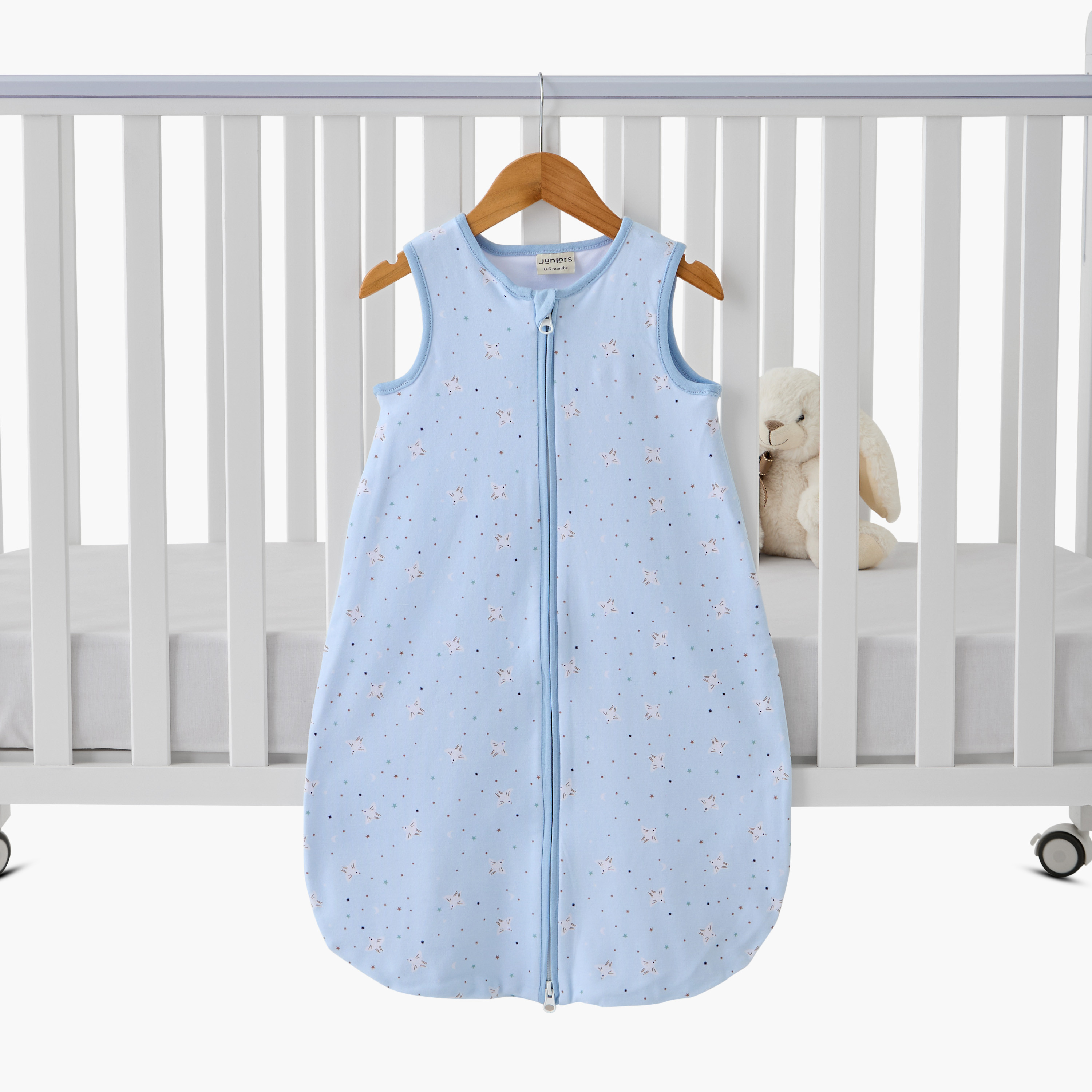 Juniors Sleeping Bag with Zip Closure, 0 months +-baby-nursery-blanketsandswaddles-swaddlesandsleepingbags-image-2
