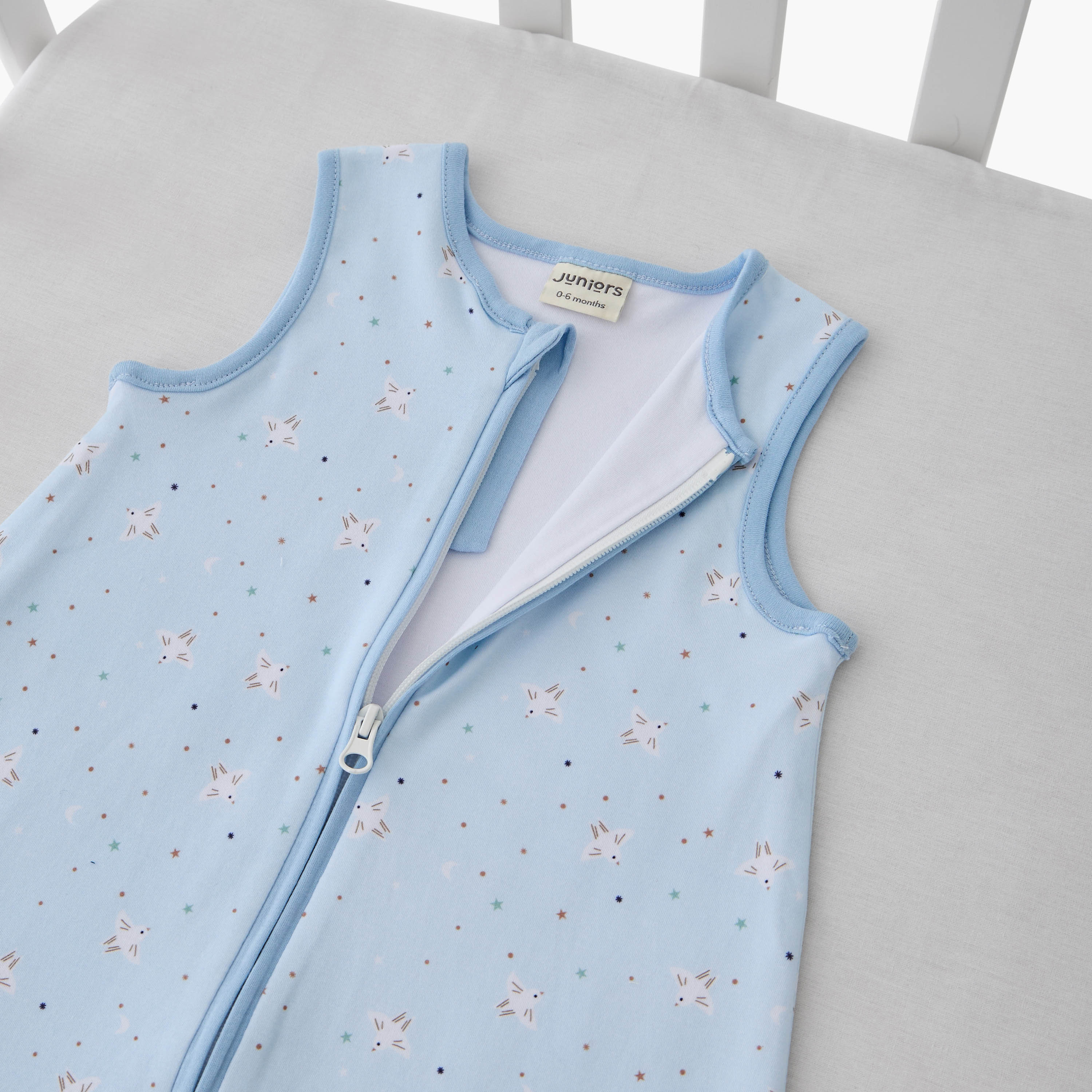 Juniors Sleeping Bag with Zip Closure, 0 months +-baby-nursery-blanketsandswaddles-swaddlesandsleepingbags-image-4