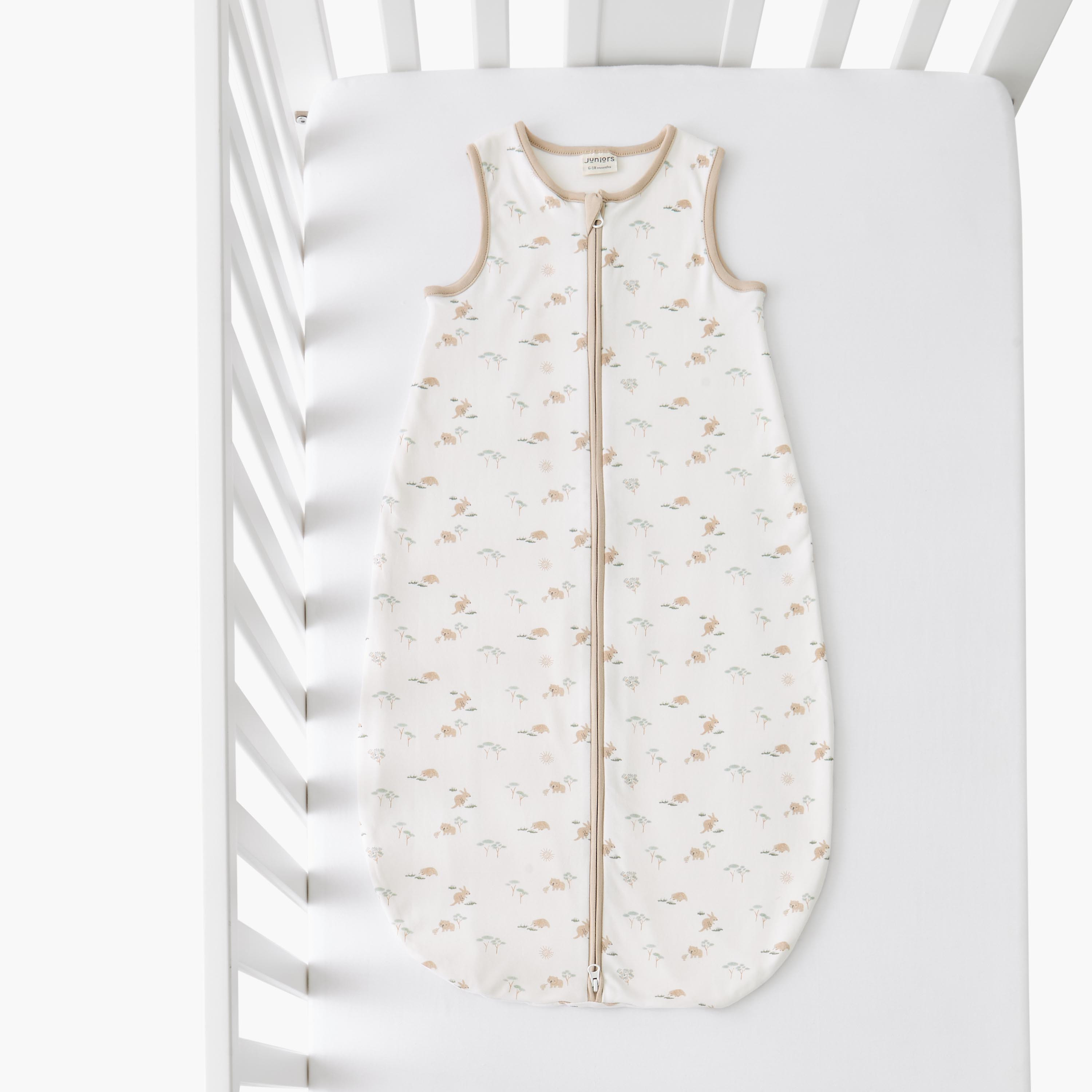 Juniors Baby Sleeping Bag with Rabbit Print, 32x85 cm-baby-nursery-blanketsandswaddles-swaddlesandsleepingbags-image-1