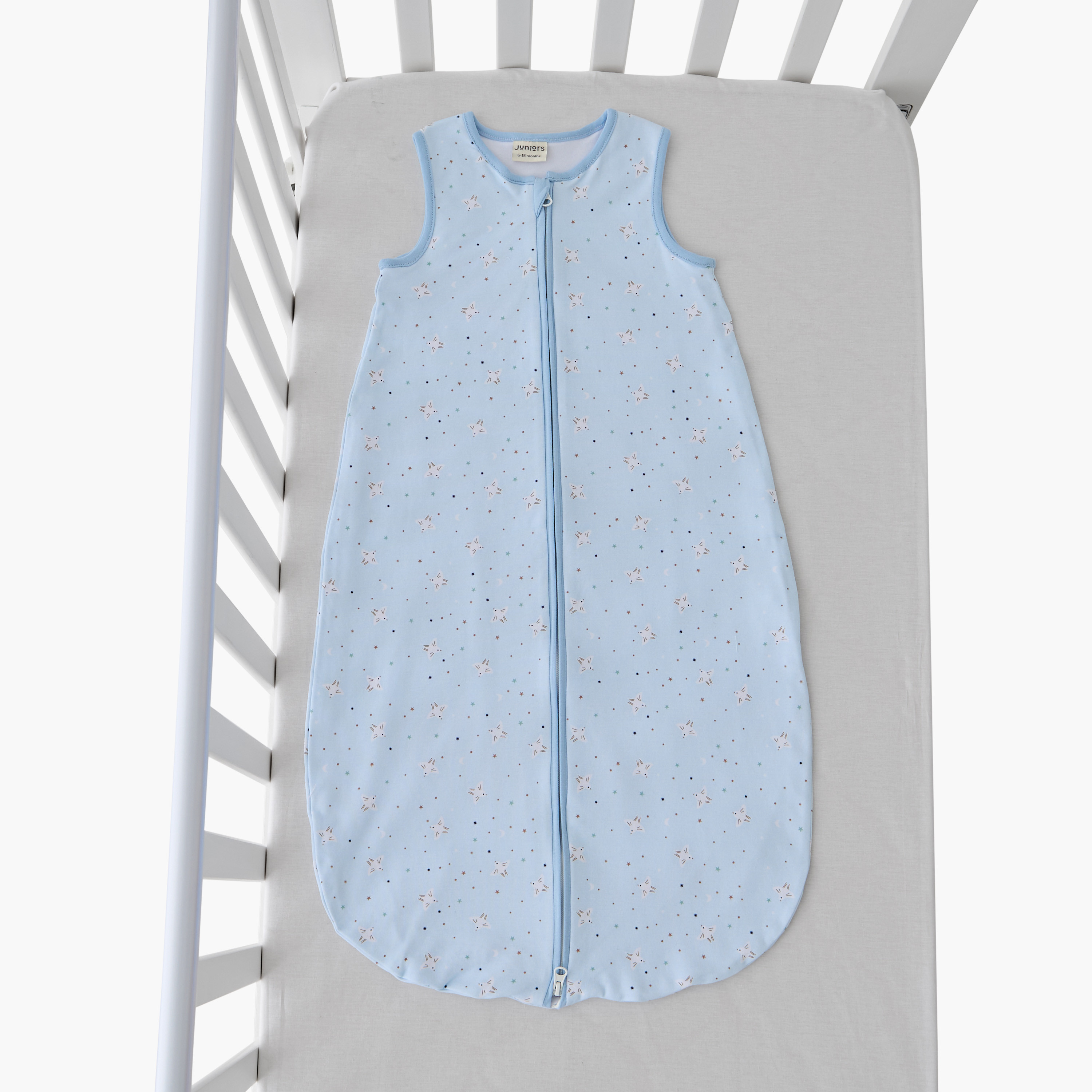 Juniors Sleeping Bag with Zip Closure, 6 months +-baby-nursery-blanketsandswaddles-swaddlesandsleepingbags-image-1