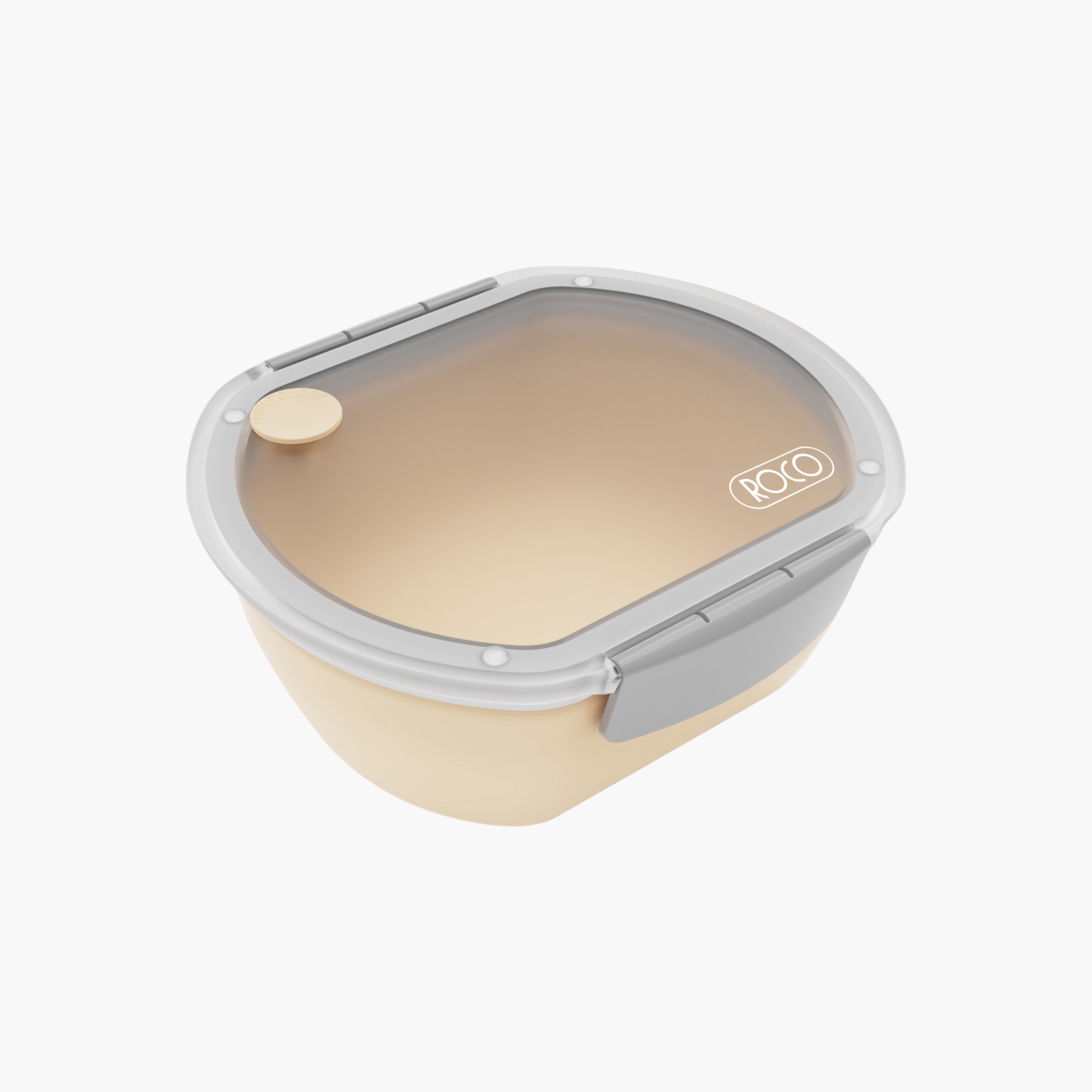 Roco Solid Lunch Box with Clip Lock Closure-school-lunchessentials-lunchboxes-image-1