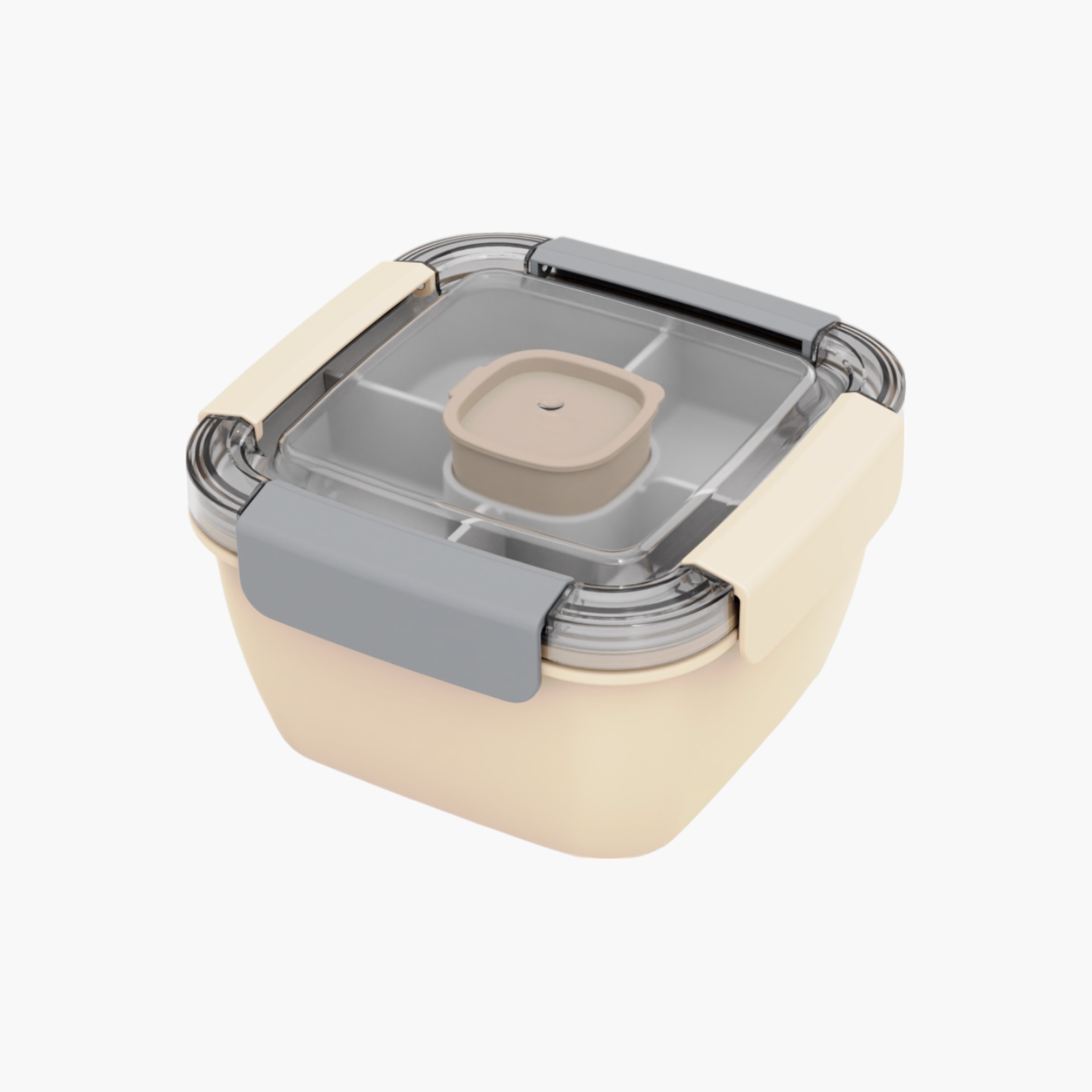 Roco Solid Bento Lunch Box with Clip Lock Closure-school-lunchessentials-lunchboxes-image-1