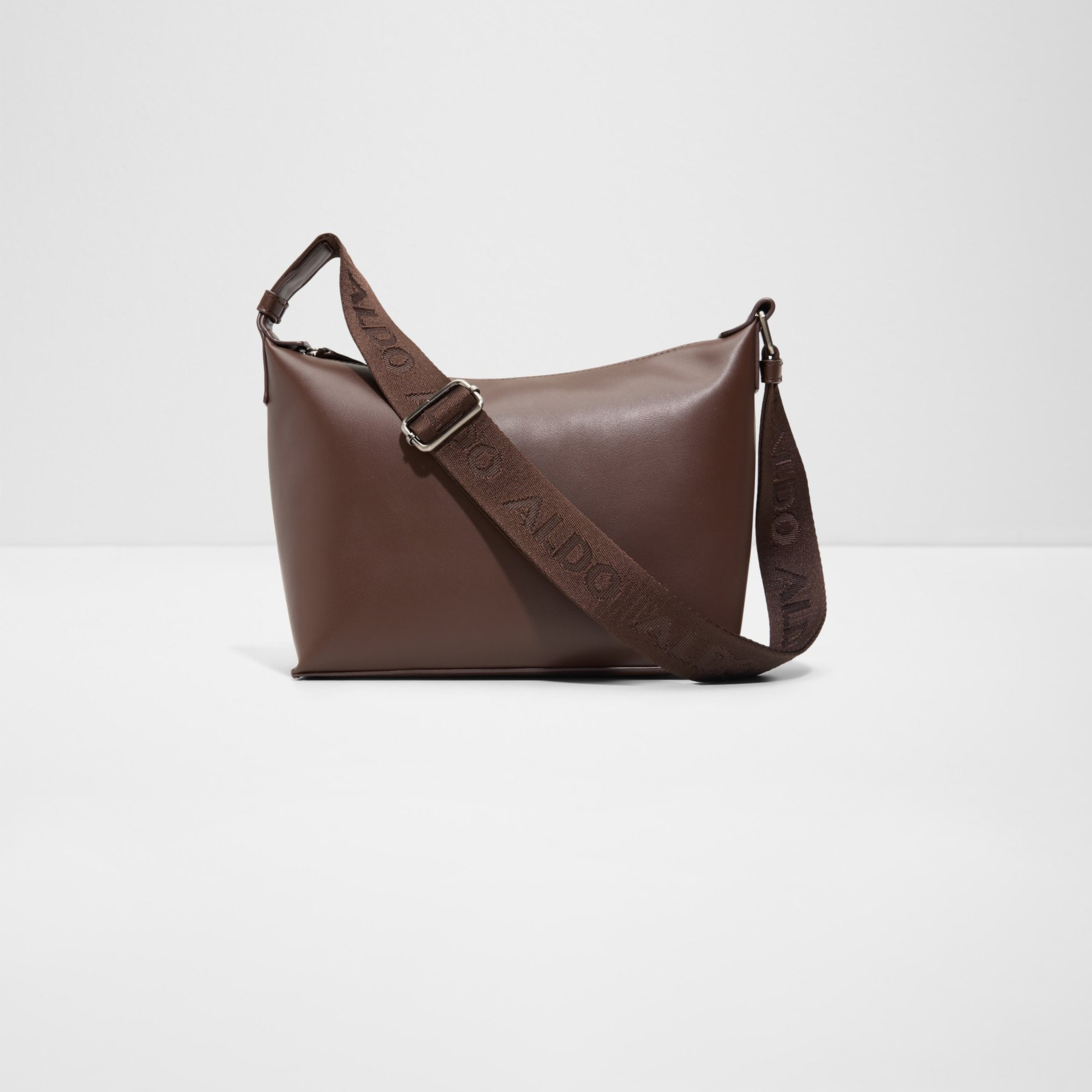 ألدو- شنطة كروس  سادة ألدروود مع سحاب إغلاق وحزام قابل للتعديل-men-bags-image-5