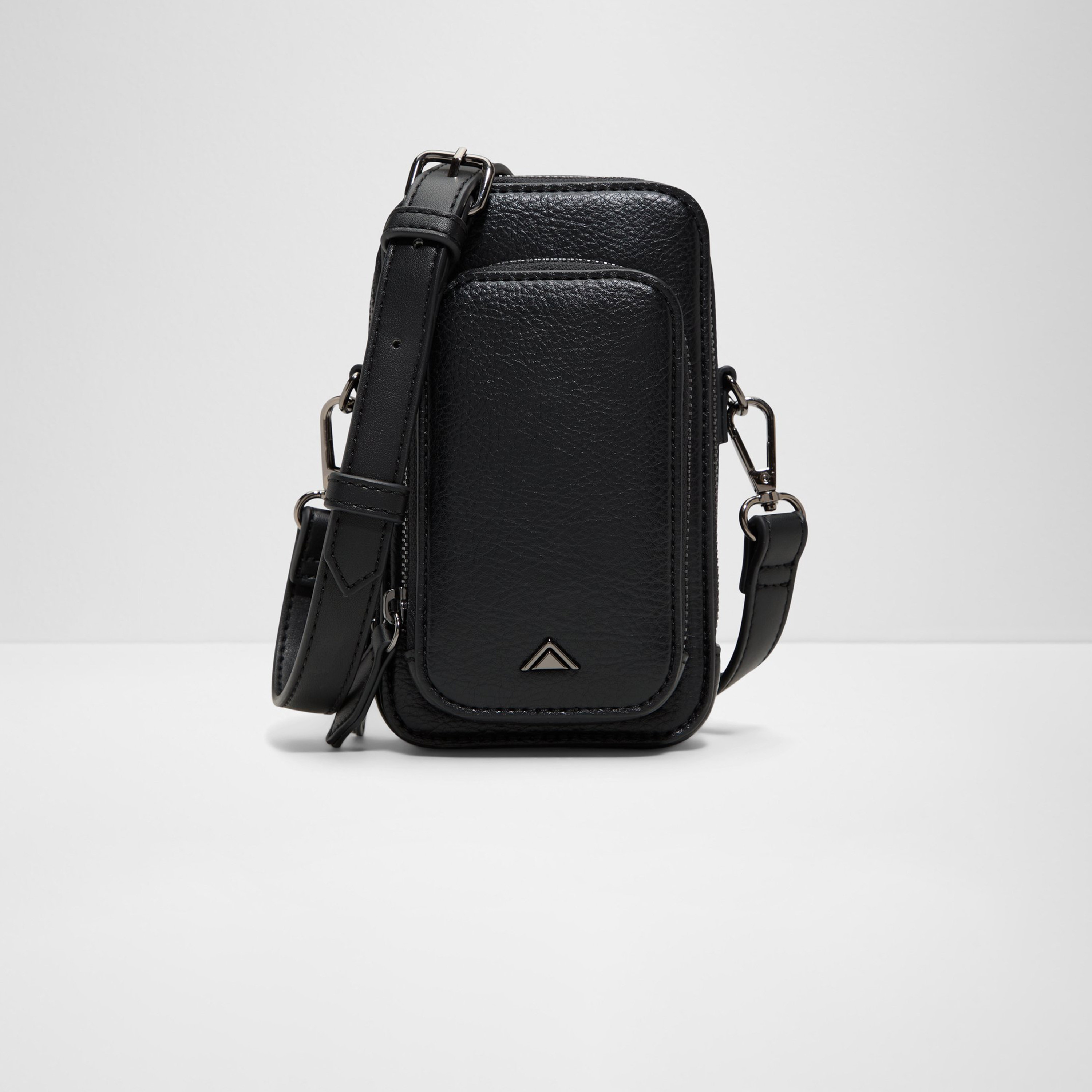 ألدو- شنطة كروس  إيريرد سادة مع سحاب للإغلاق وحزام قابل للتعديل-men-bags-image-5