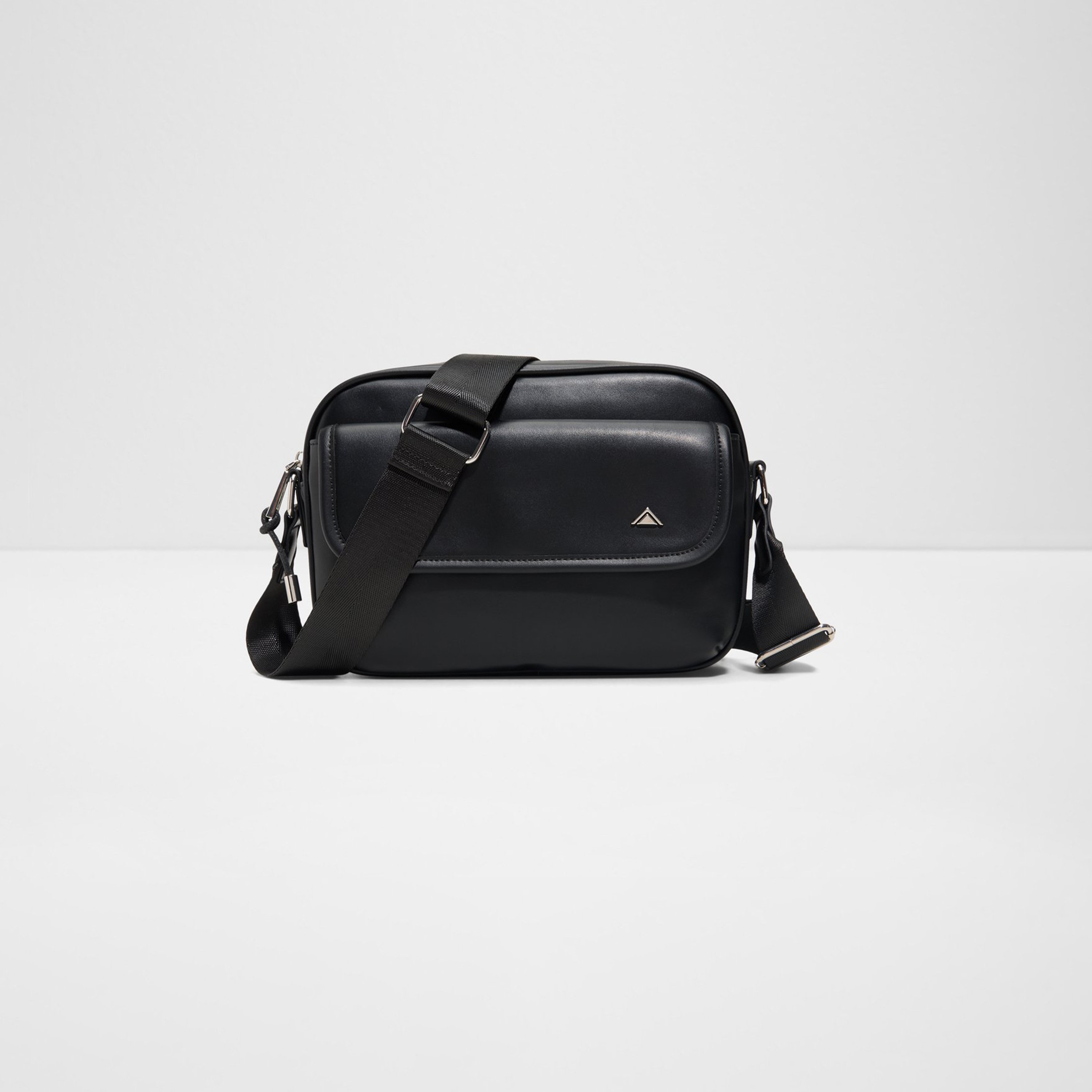 ألدو- شنطة كروس   جوستيل  سادة مع سحاب للإغلاق وحزام قابل للتعديل-men-bags-image-1