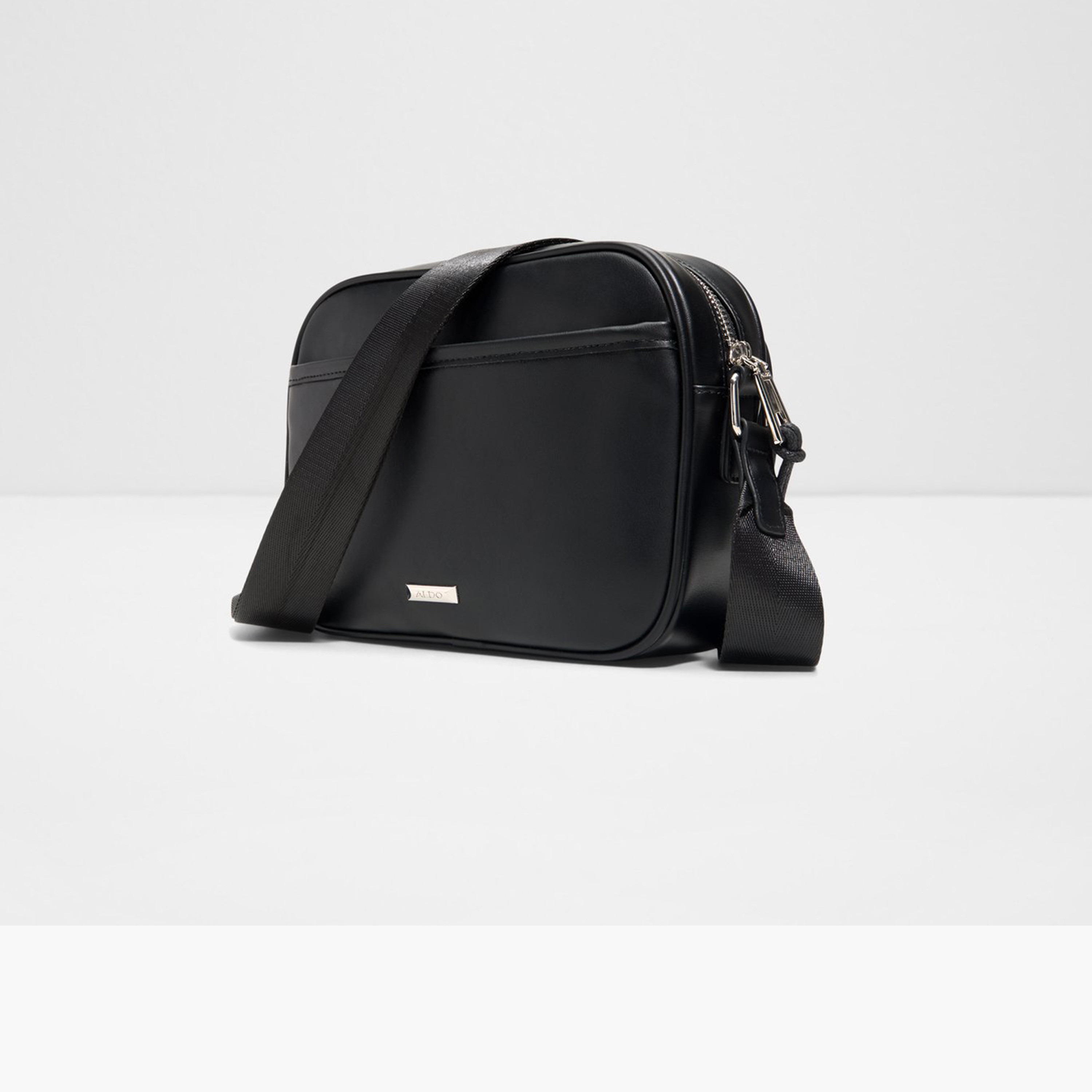 ألدو- شنطة كروس   جوستيل  سادة مع سحاب للإغلاق وحزام قابل للتعديل-men-bags-image-2