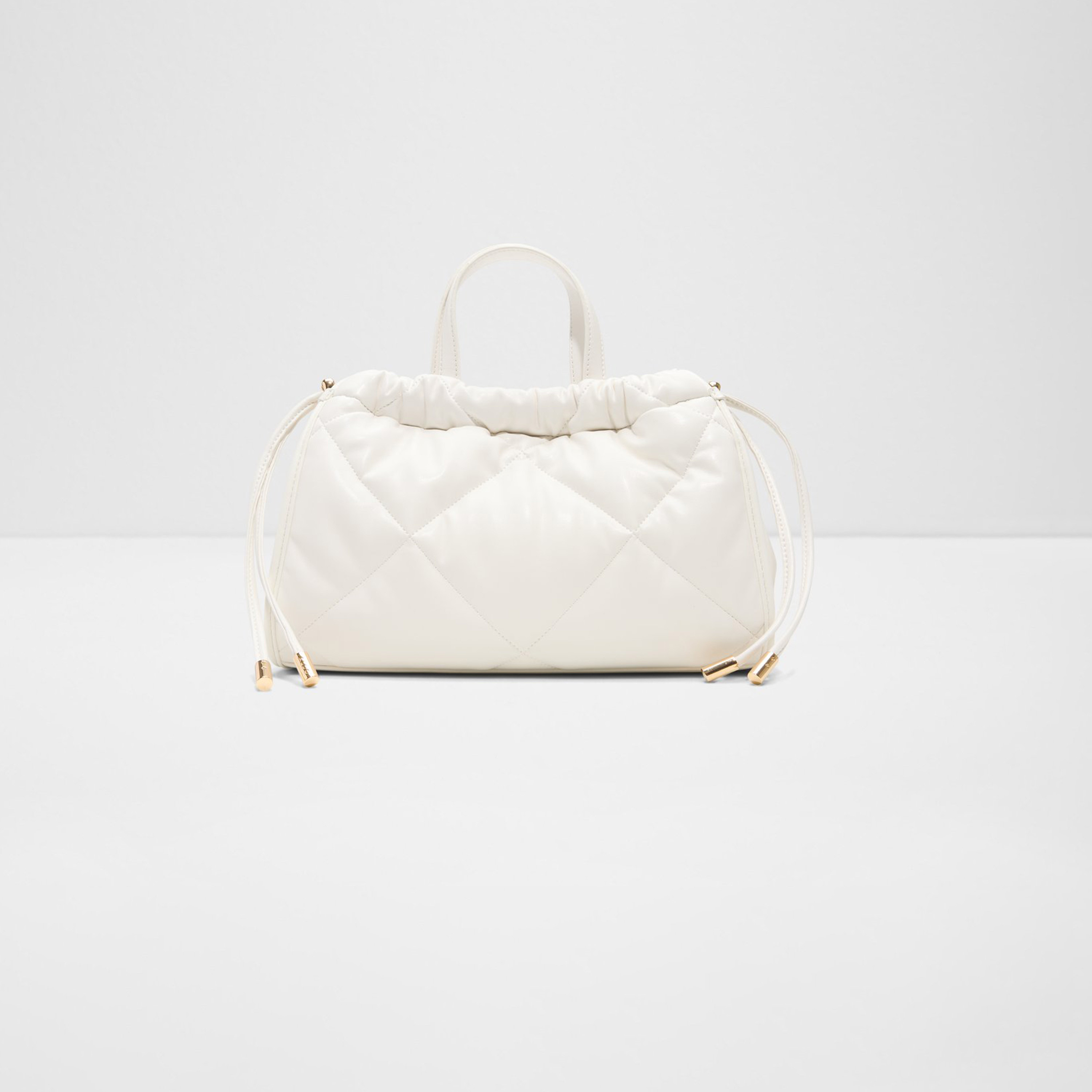 Aldo Averia Quilted Double Handle Satchel Bag with Drawstring Closure and Detachable Strap-women-bagsandwallets-handbags-image-1