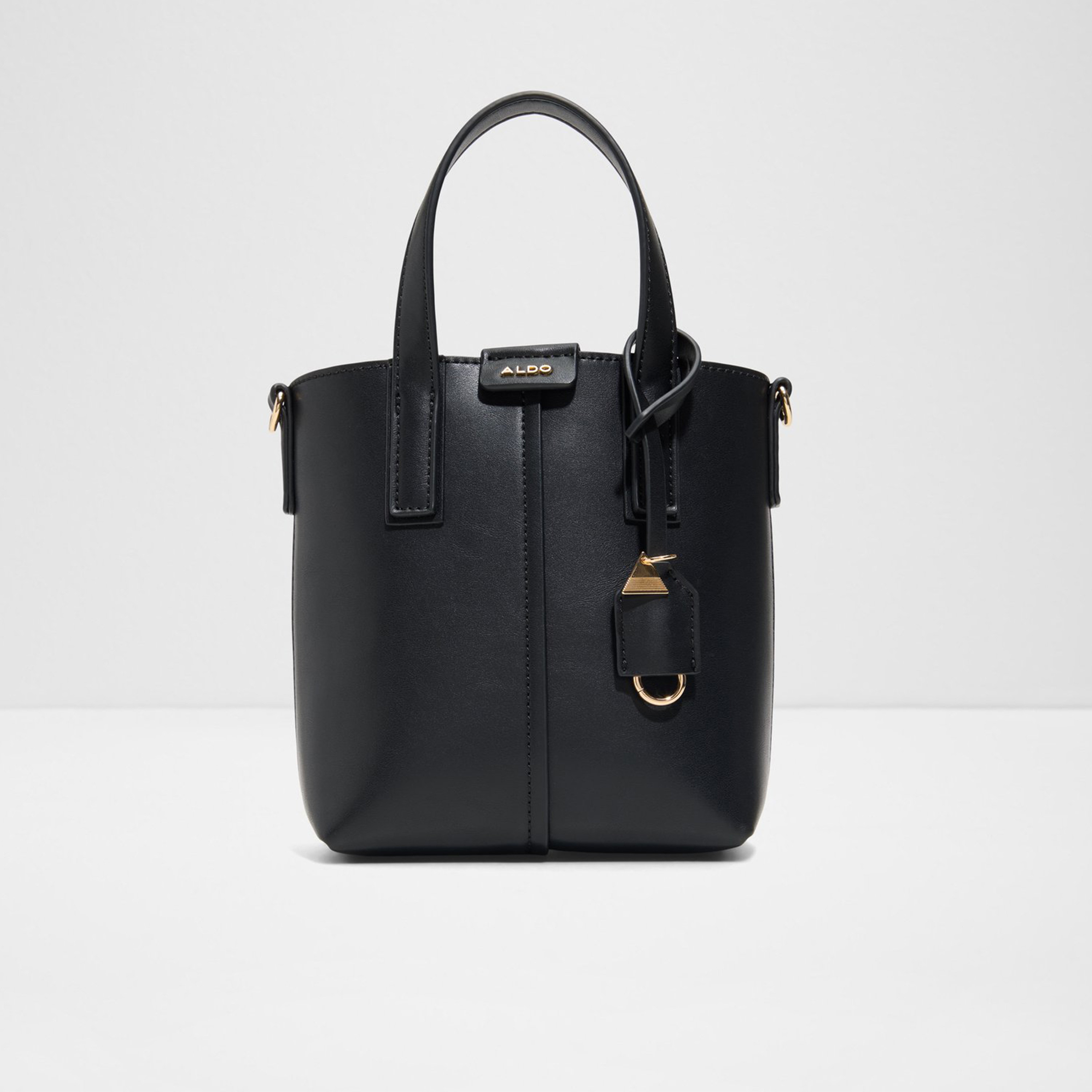 Aldo Amelina Double Handle Satchel Bag with Magnetic Closure and Detachable Strap-women-bagsandwallets-handbags-image-1