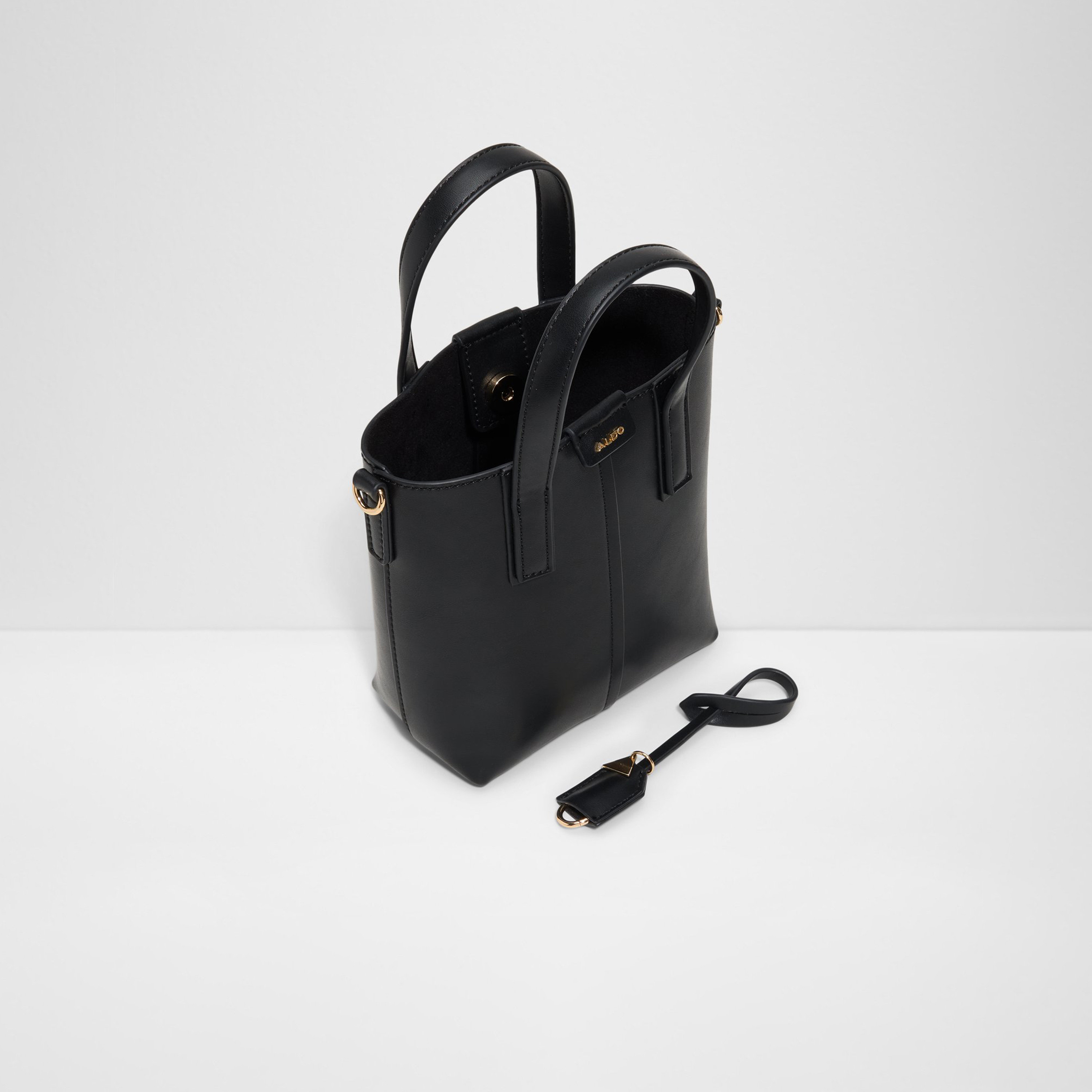 Aldo Amelina Double Handle Satchel Bag with Magnetic Closure and Detachable Strap-women-bagsandwallets-handbags-image-3