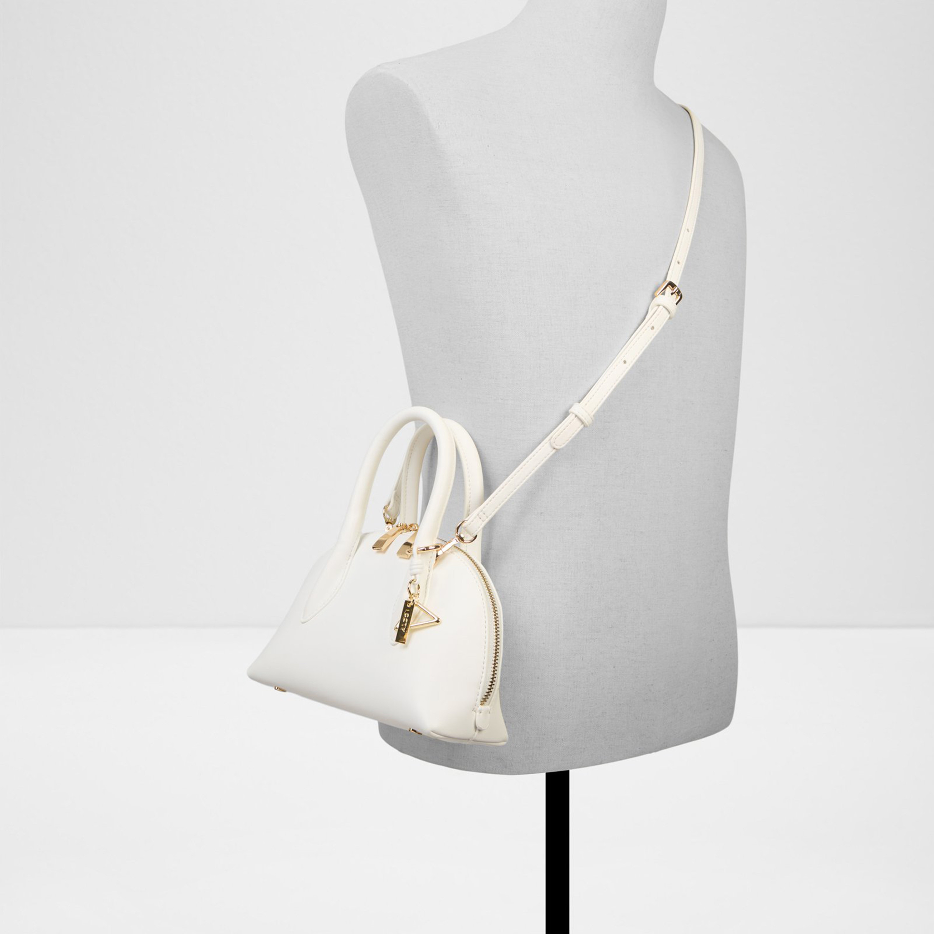 Aldo Novallie Double Handle Satchel Bag with Zipper and Detachable Strap-women-bagsandwallets-handbags-image-4