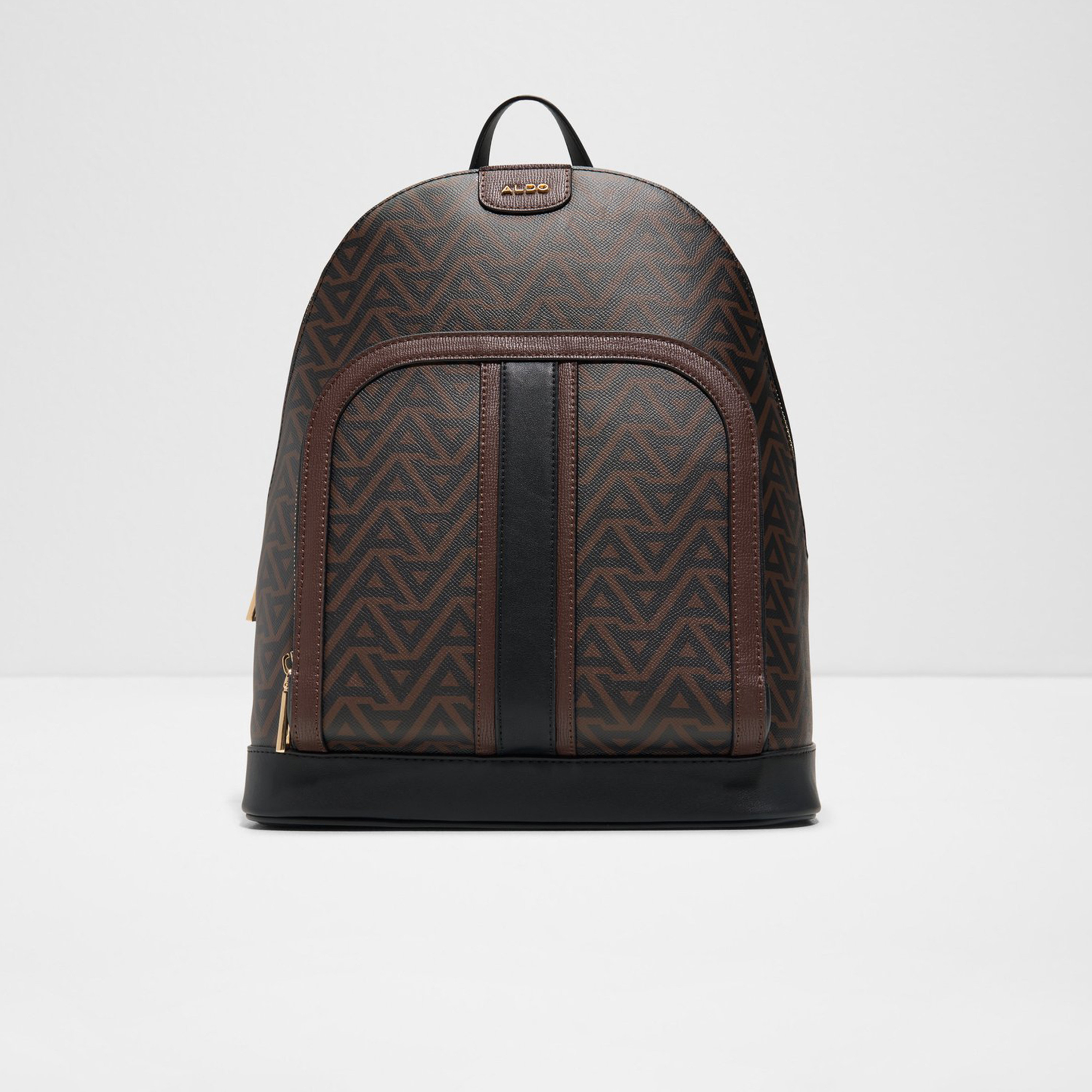 Aldo Cadoma Monogram Top Handle Backpack with Zipper and Adjustable Strap-travel-luggagesandbags-backpacks-image-1