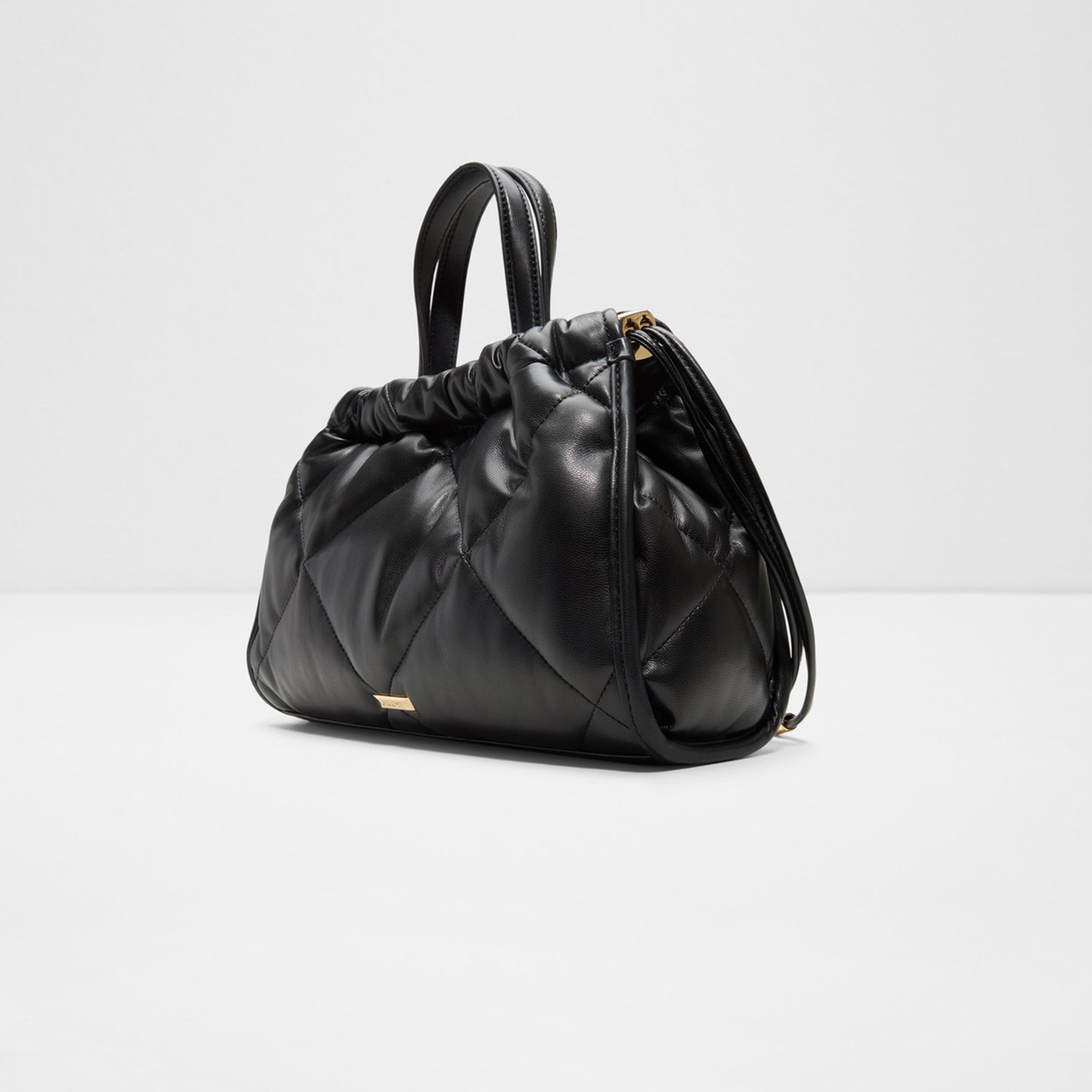 Aldo Averia Quilted Double Handle Satchel Bag with Drawstring Closure and Detachable Strap-women-bagsandwallets-handbags-image-2