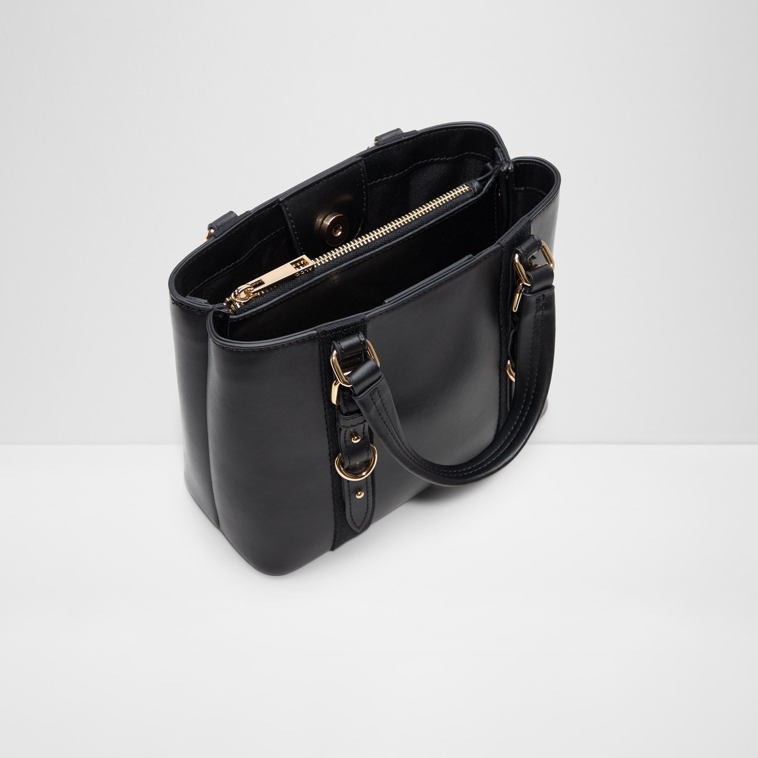 Aldo Maleah Double Handle Satchel Bag with Magnetic Closure and Detachable Strap-women-bagsandwallets-handbags-image-3
