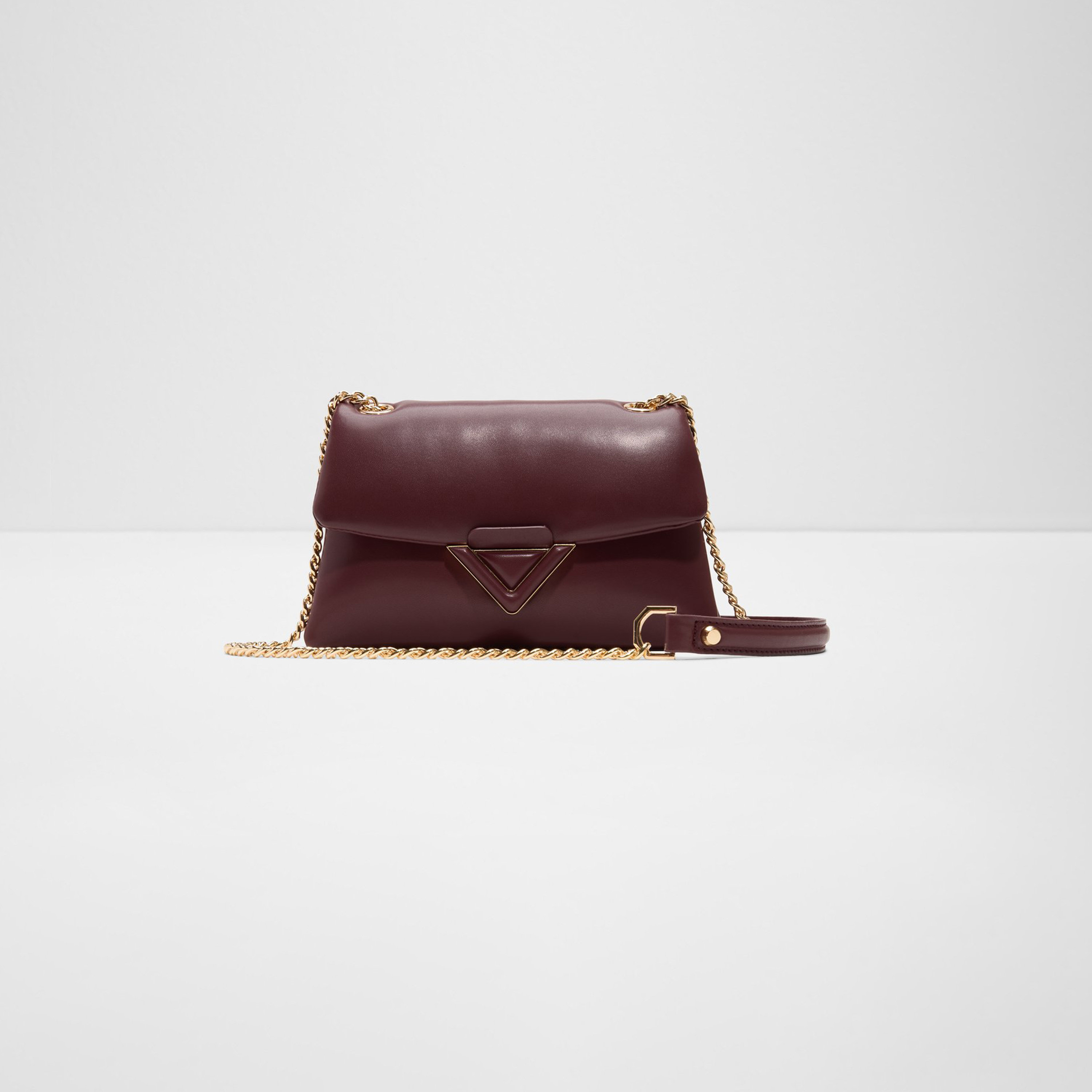 Aldo Softpuff Crossbody Bag with Flap Closure and Chain Strap-women-bagsandwallets-handbags-image-1