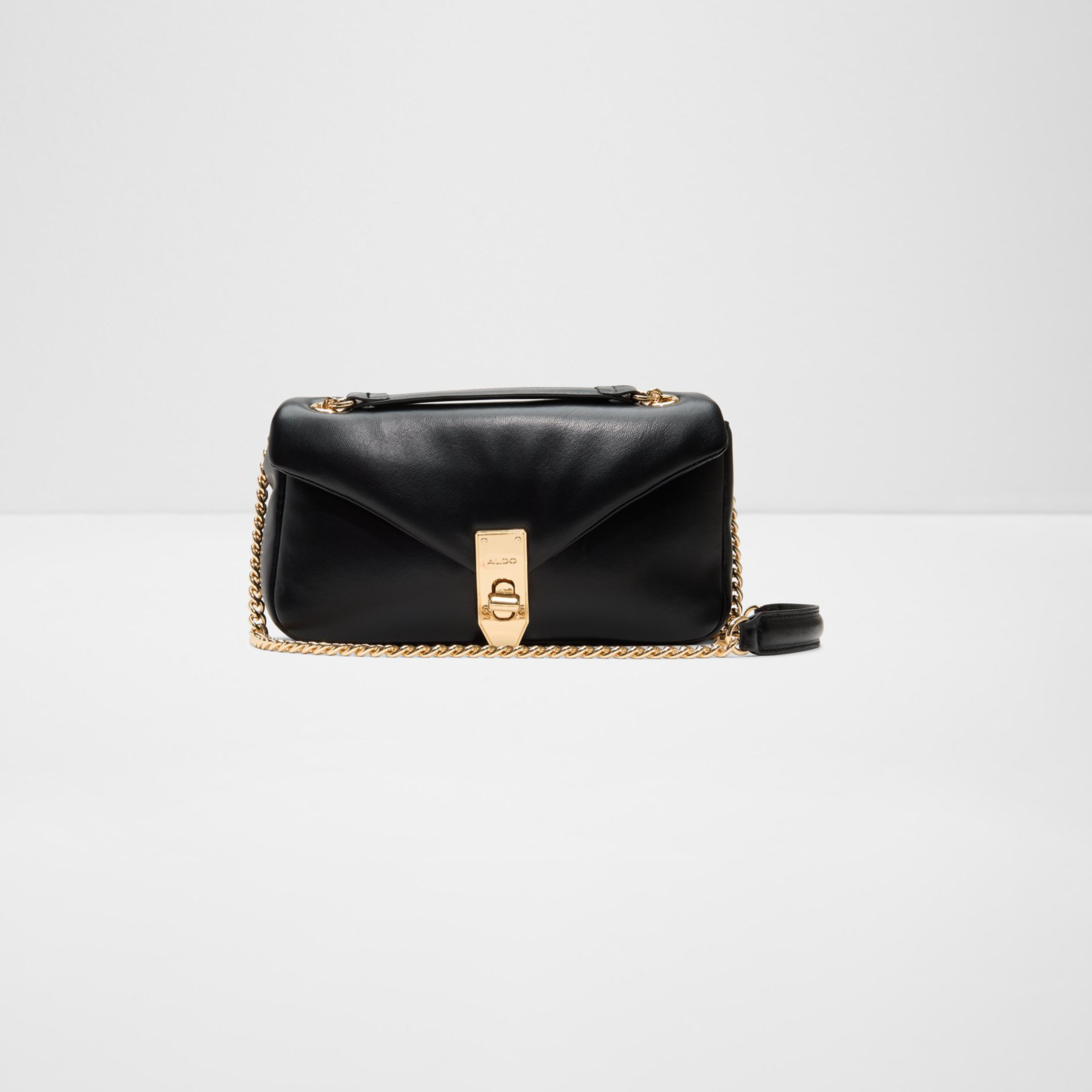 ألدو- شنطة كروس  أوليفيا سادة مع قفل ملتوي وحزام سلسلة-women-bagsandwallets-handbags-image-1