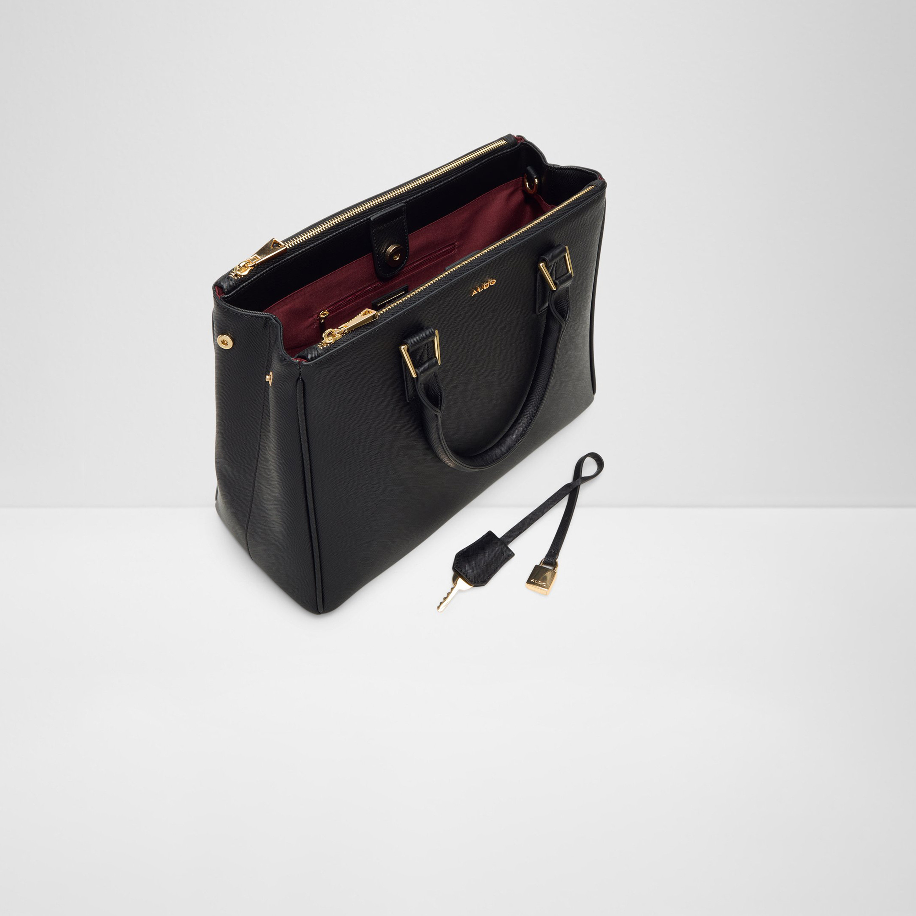 ألدو- شنطة كتف ناينفر ذات مقبض مزدوج ومحكم الإغلاق مع حزام قابل للفصل-women-bagsandwallets-handbags-image-3