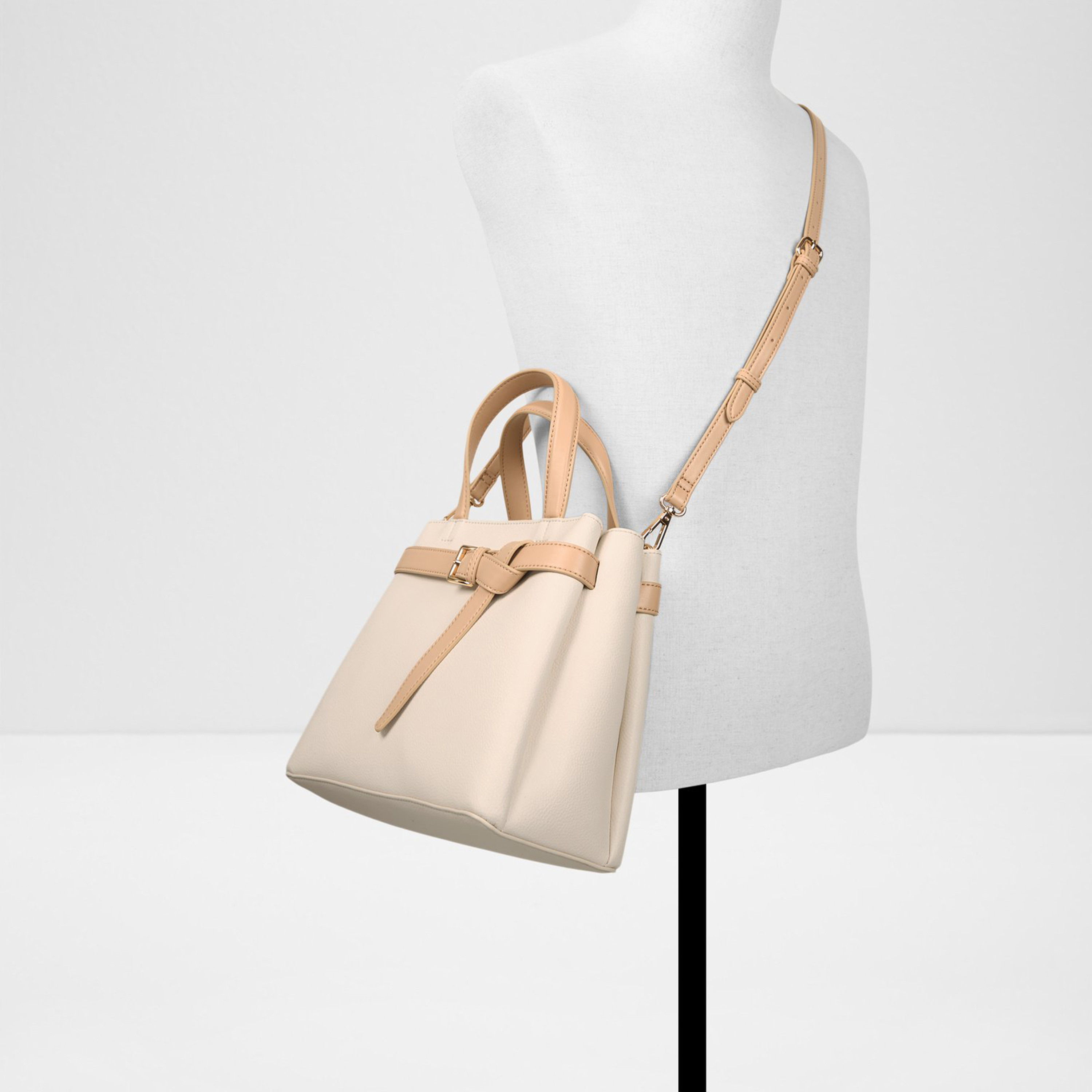 Aldo Ebaeclya Double Handle Shoulder Bag with Zipper and Detachable Strap-women-bagsandwallets-handbags-image-4