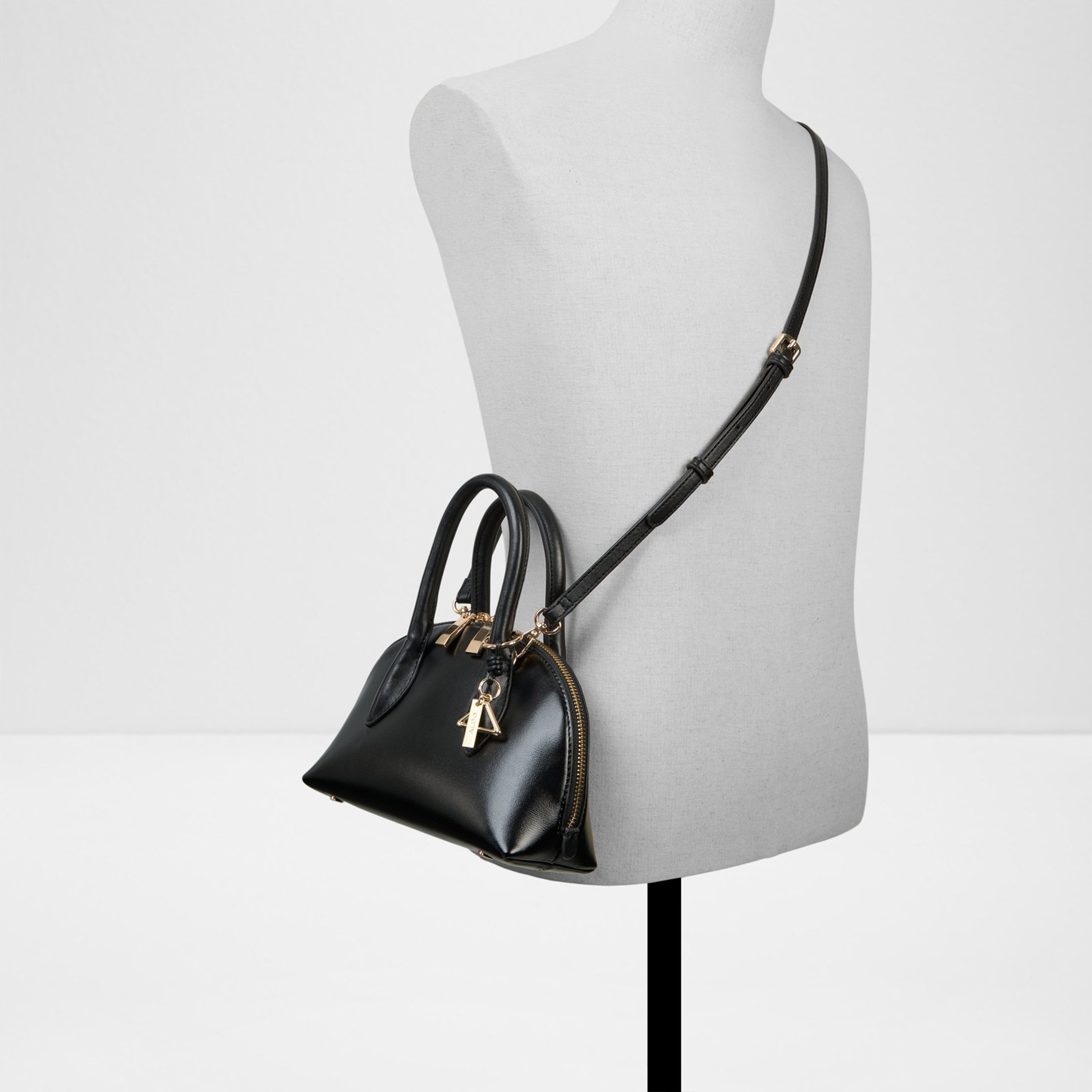 Aldo Novallie Double Handle Satchel Bag with Zipper and Detachable Strap-women-bagsandwallets-handbags-image-4