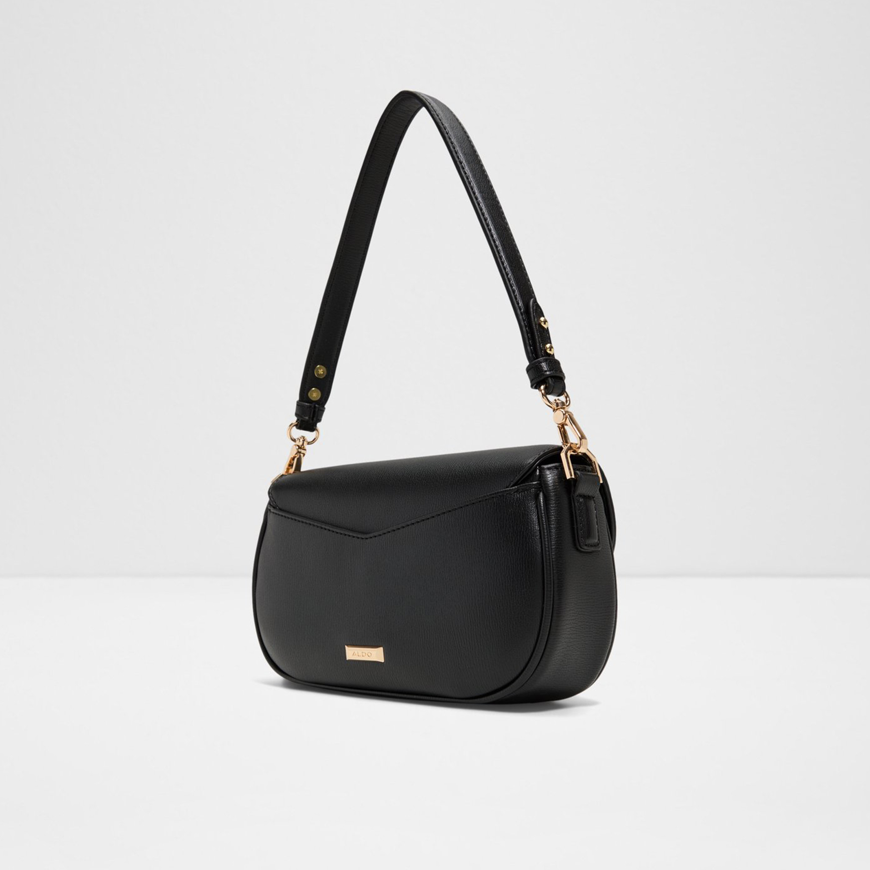 Aldo Luxeshoulder Textured Shoulder Bag with Flap Closure and Detachable Strap-women-bagsandwallets-handbags-image-2