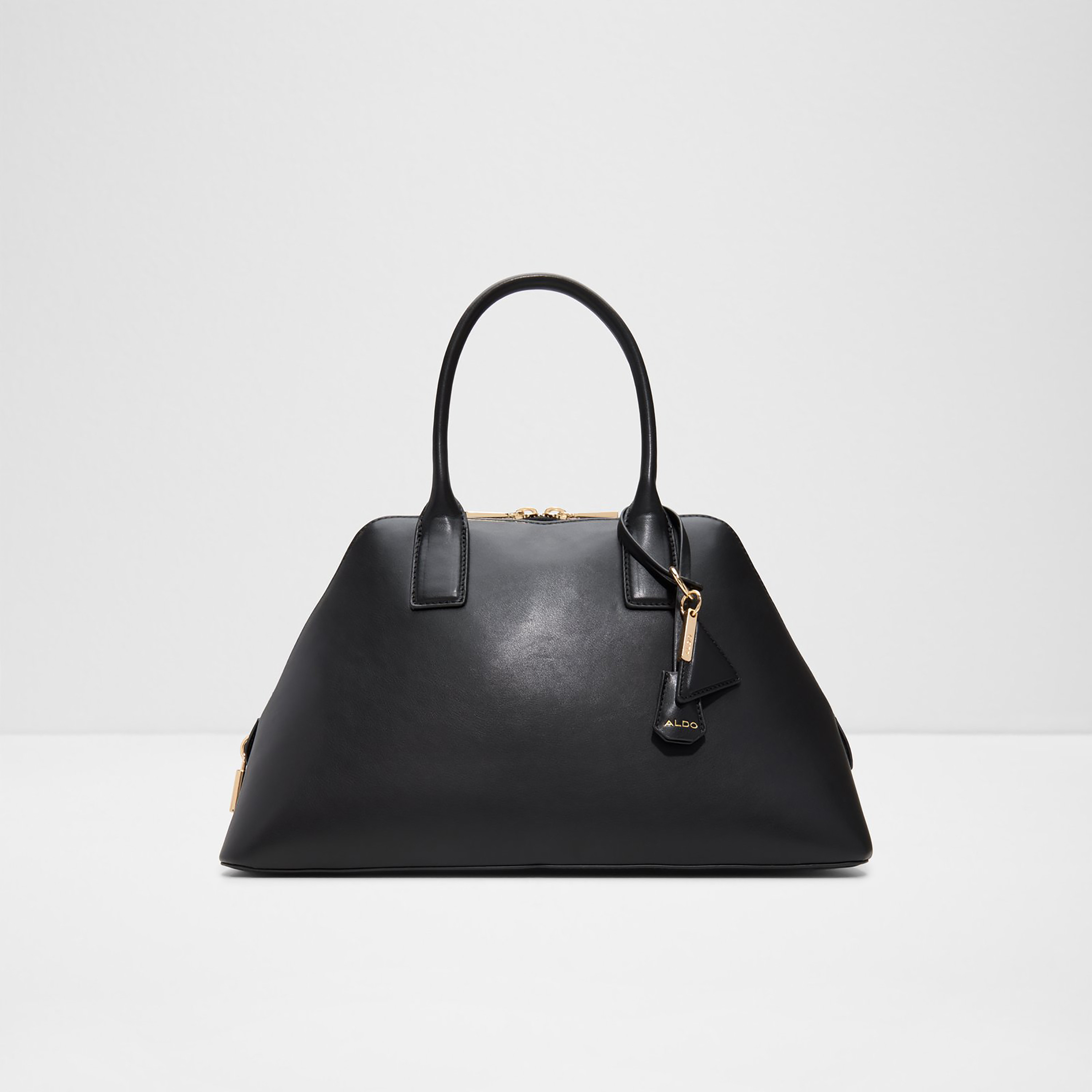 Aldo Malakai Plain Double Handle Satchel Bag with Zip Closure & Adjustable Strap-women-bagsandwallets-handbags-image-1