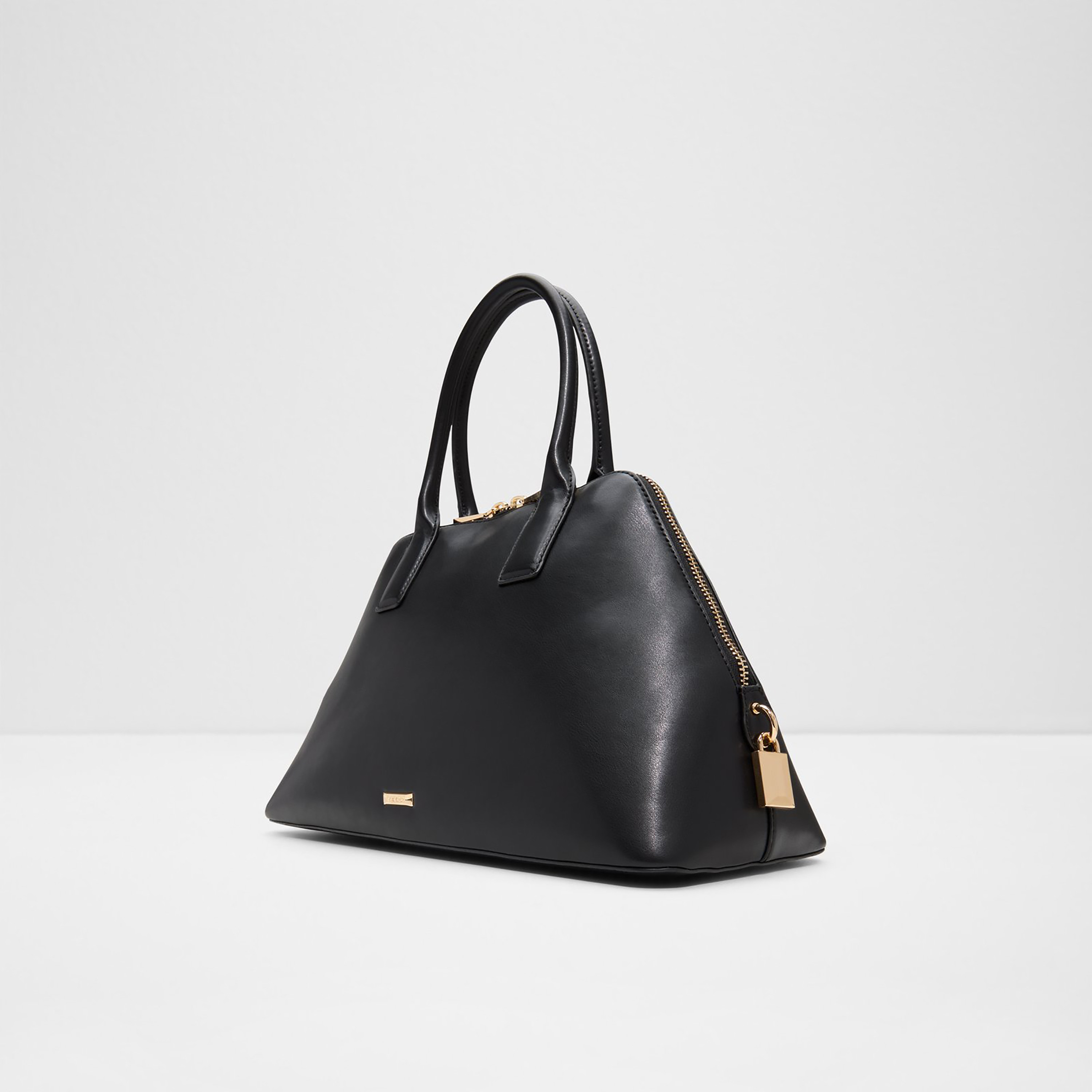 Aldo Malakai Plain Double Handle Satchel Bag with Zip Closure & Adjustable Strap-women-bagsandwallets-handbags-image-2